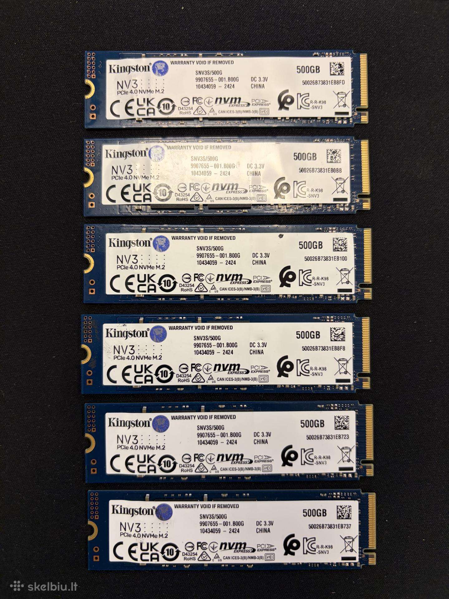 Kingston Nv3 Pcie 4.0 Nvme M.2 500gb