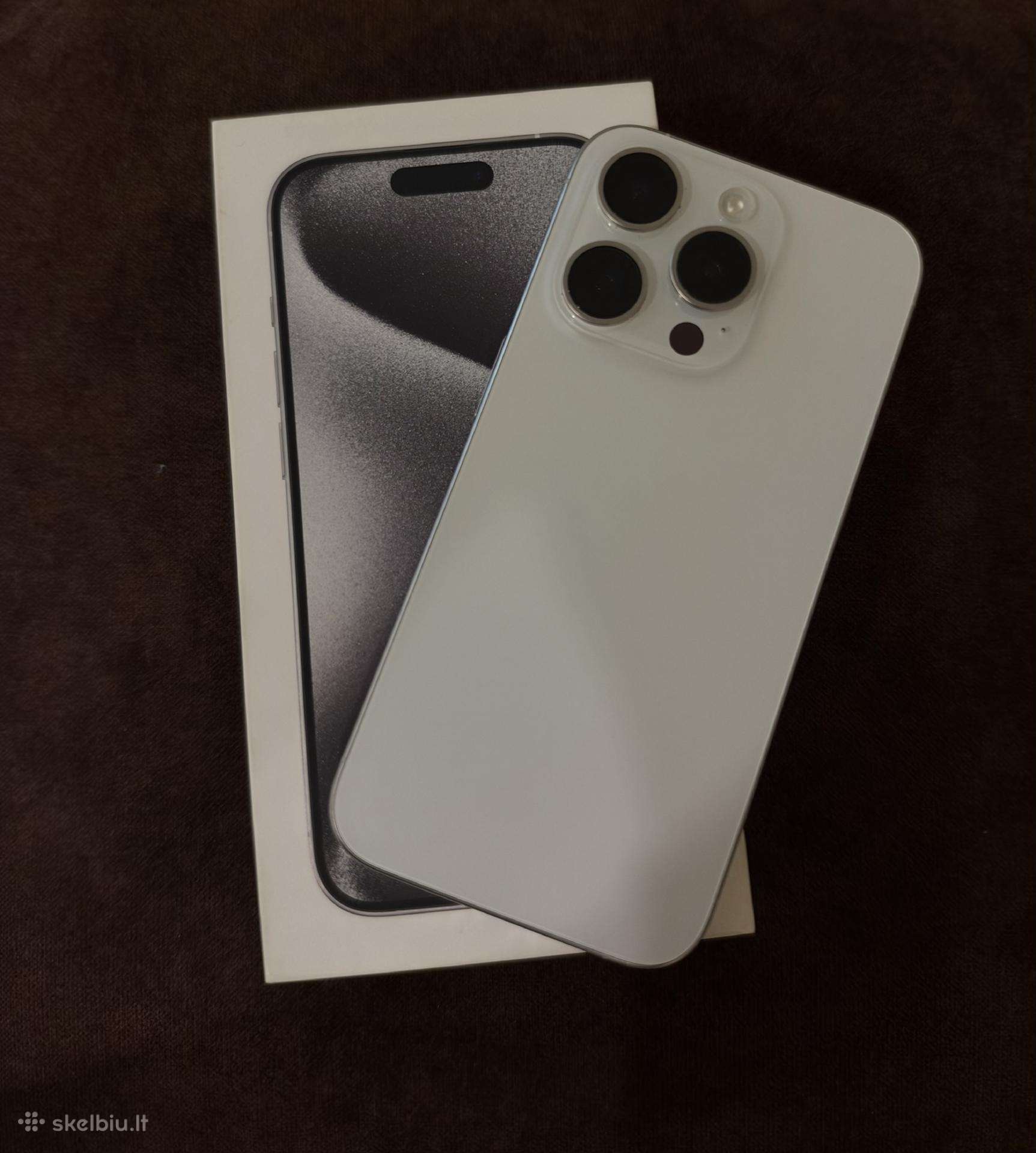 iPhone 15 pro 128 GB white titanium