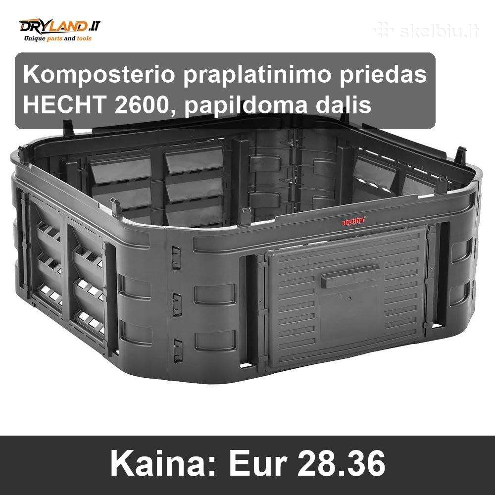 Kompostavimo dėžės organinių atliekų laikymui