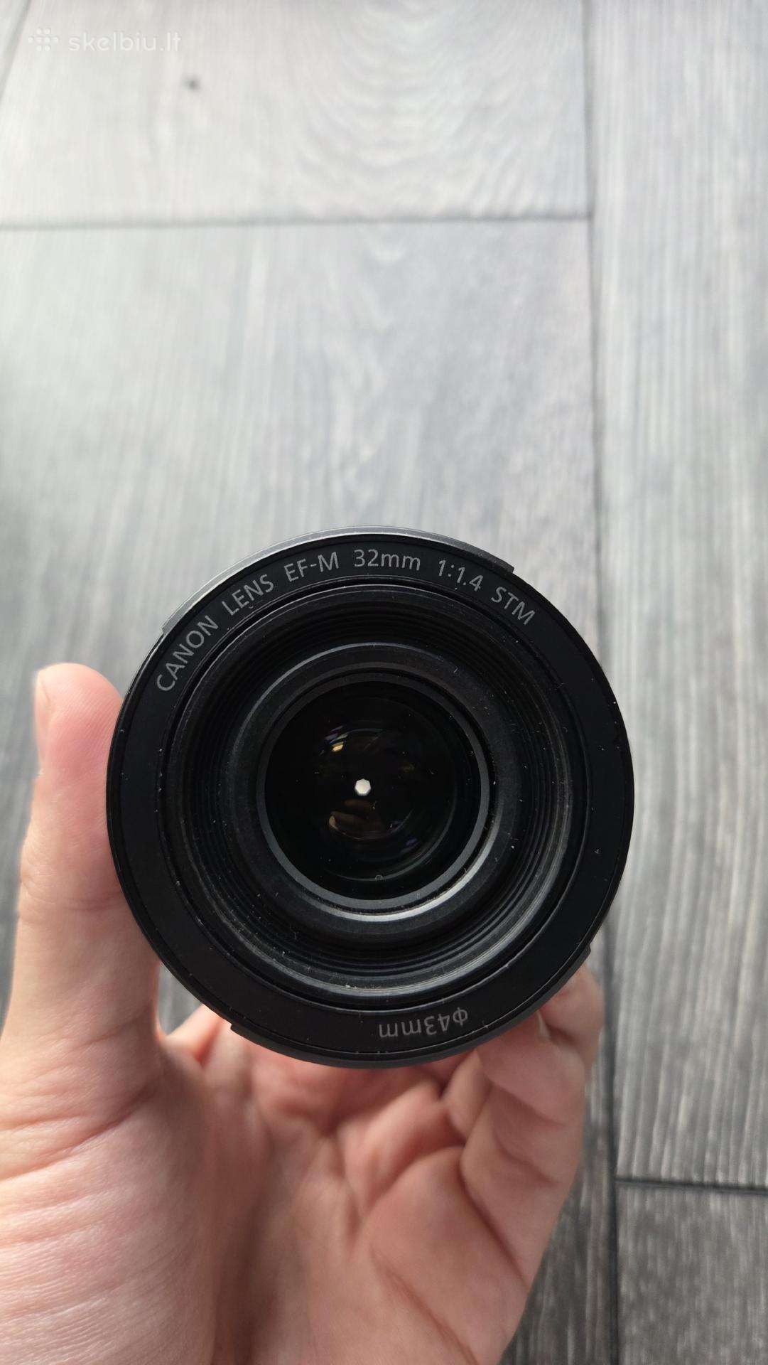Canon Ef-m 32mm f/1.4 Stm objektyvas