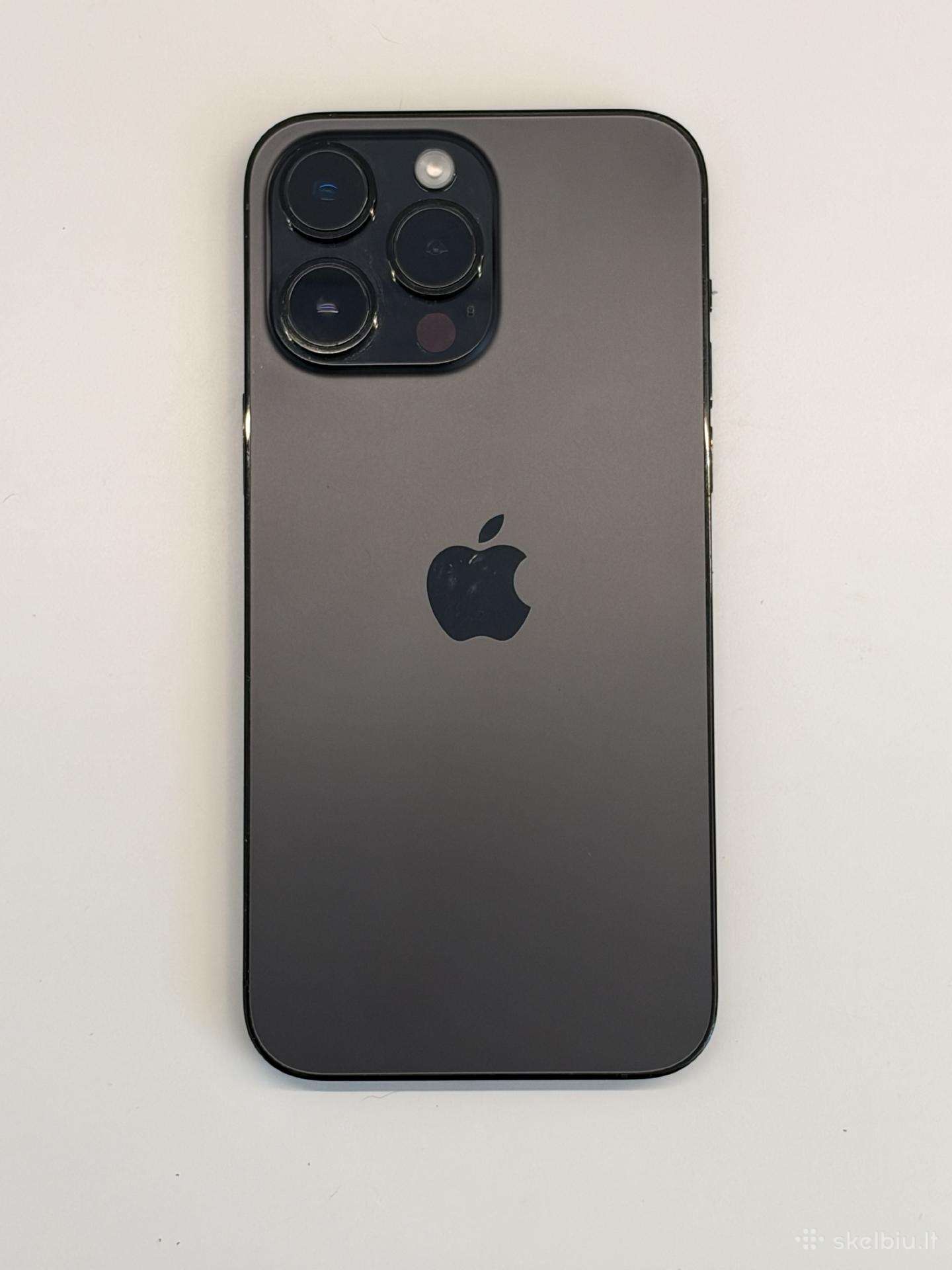 iPhone 14 Pro Max 128 GB Space Black su dėžute