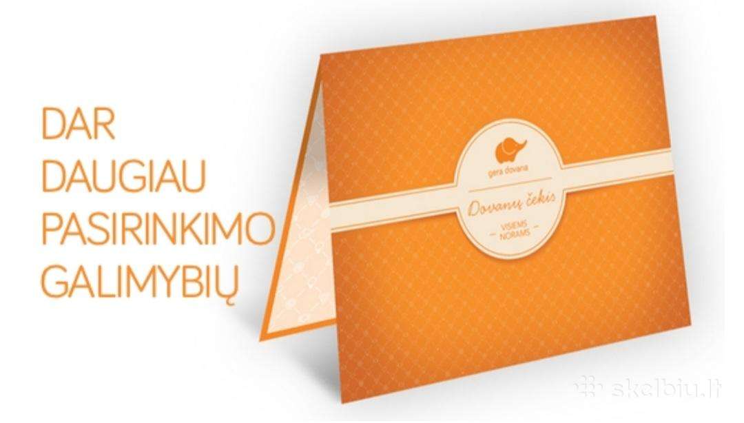 Dovanų čekis Gera dovana 200eur.