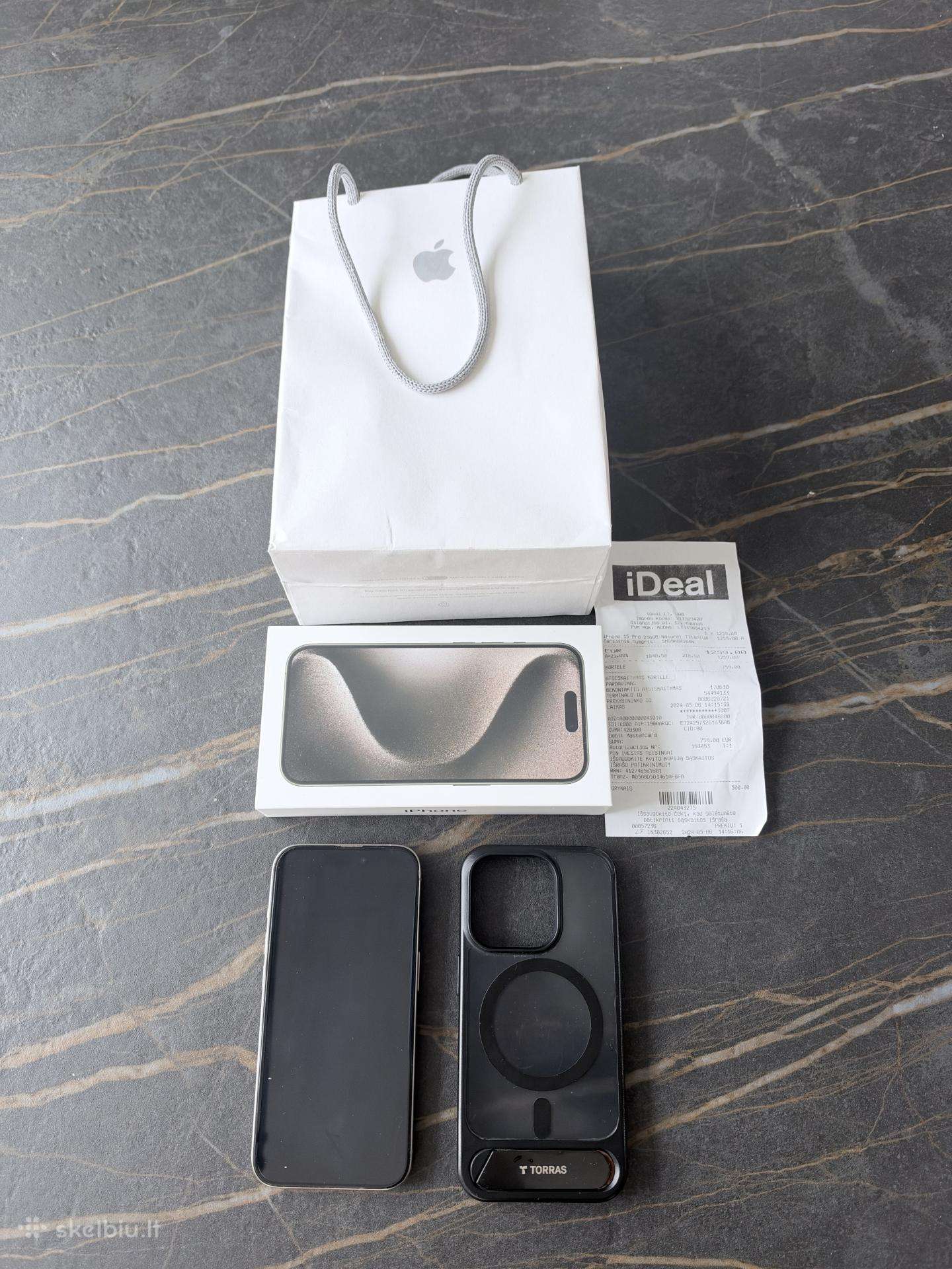 iPhone 15 Pro 256gb Natural Titanium