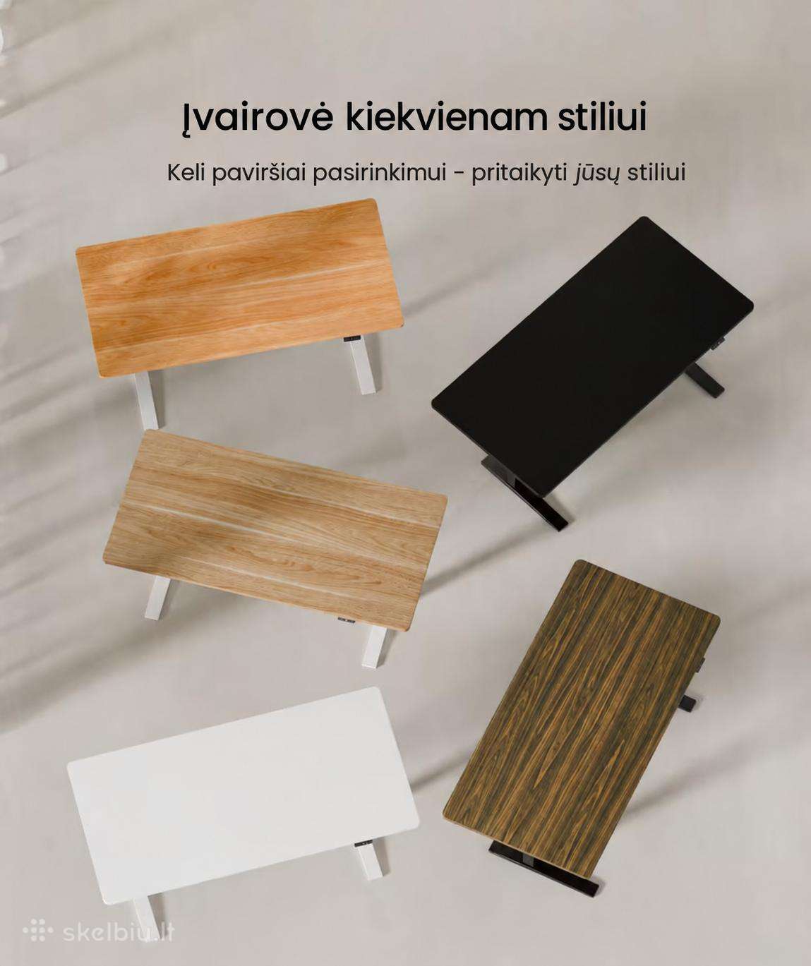 Stalvirsis stalas biuro salono dirbtuviu