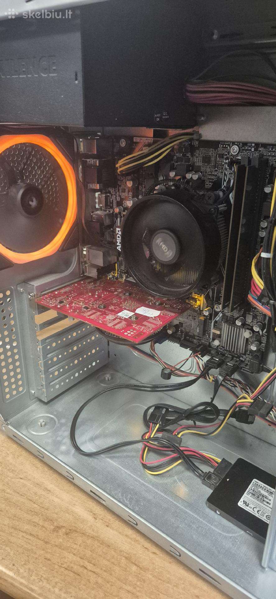 Kompiuteris Ryzen cpu ir Nvidia Gtx 750ti