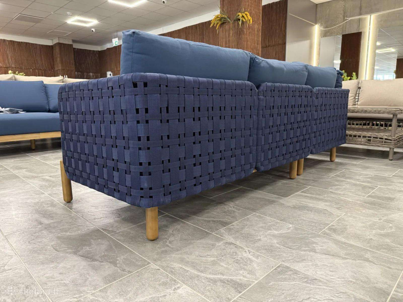 Lauko kampas „kolbe“ mėlynos spalvos, 210 210 cm