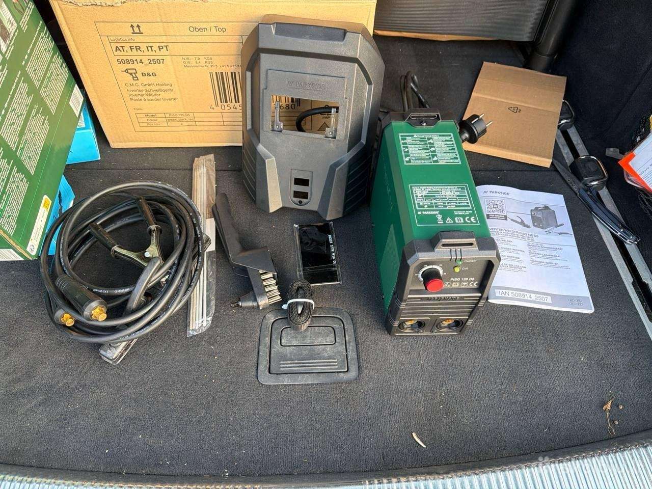 Parkside Pisg 120 D5 inverterinis suvirinimui