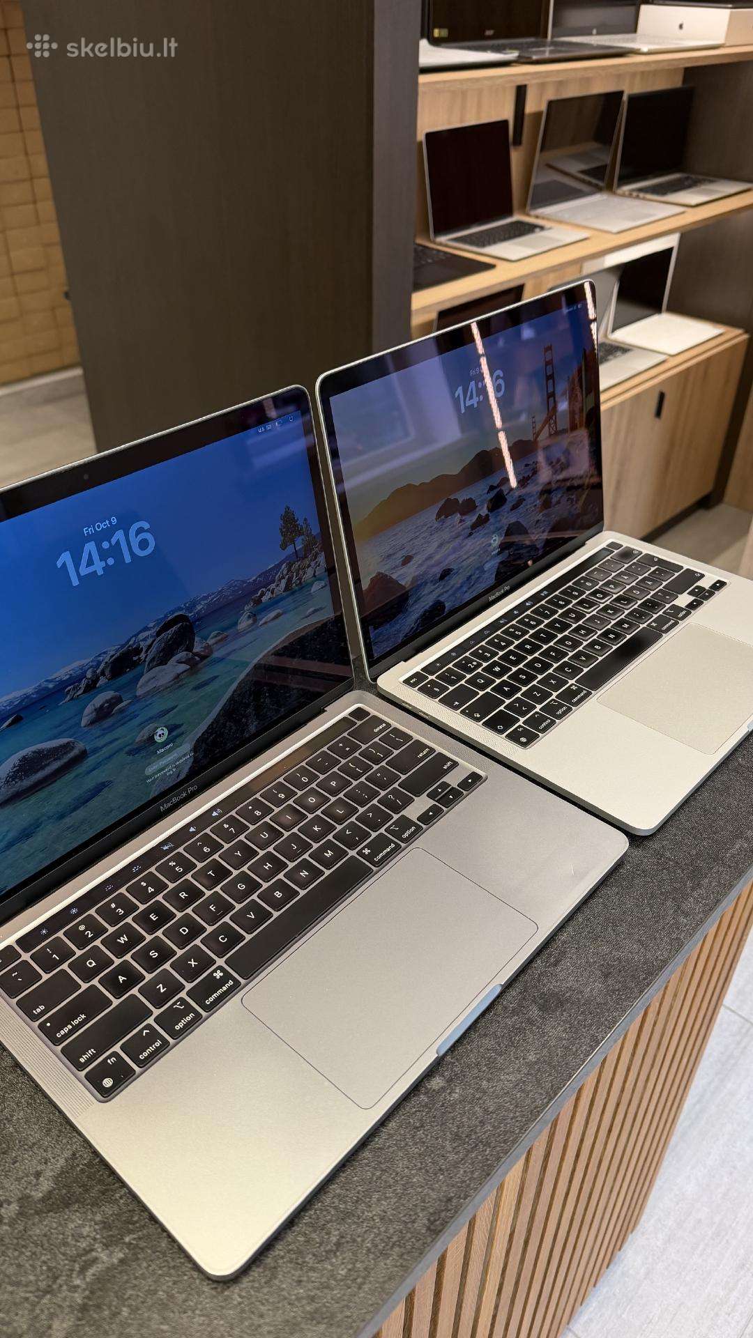 Apple MacBook Pro 13" 2020, M1 su 256gb ir 512gb