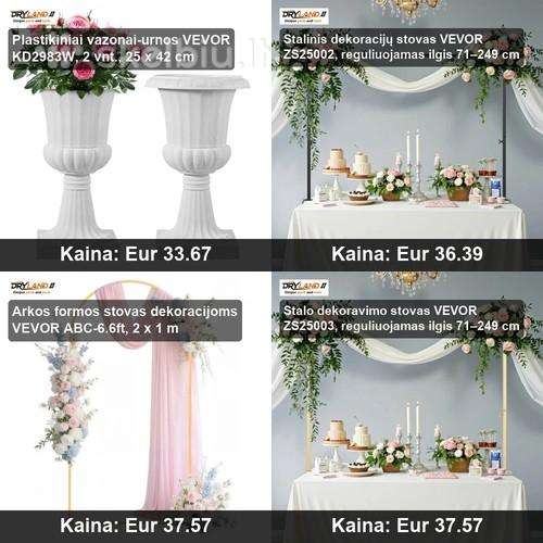 Sodo dekoracijos, šventinės stovai