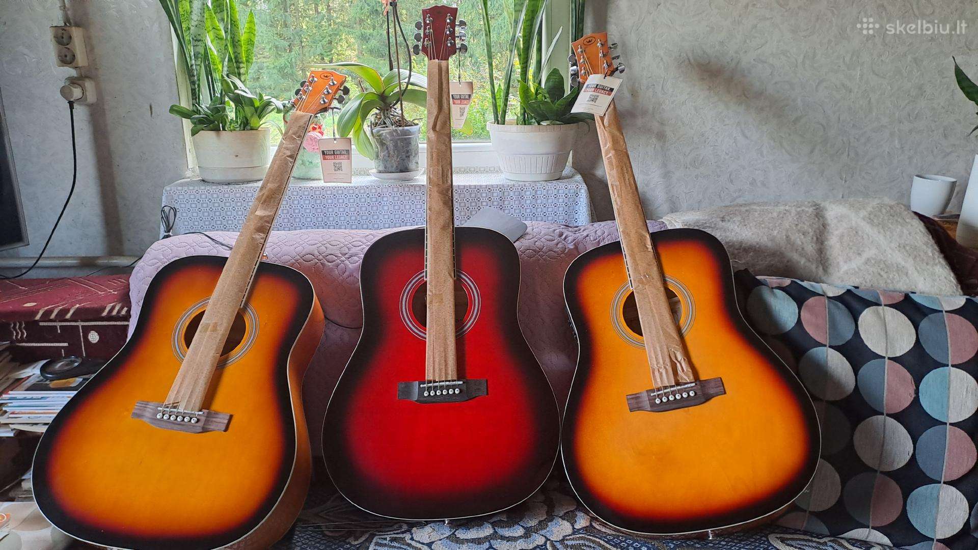"Wondorvood" Akustinės,elekktroakustinės gitaros.