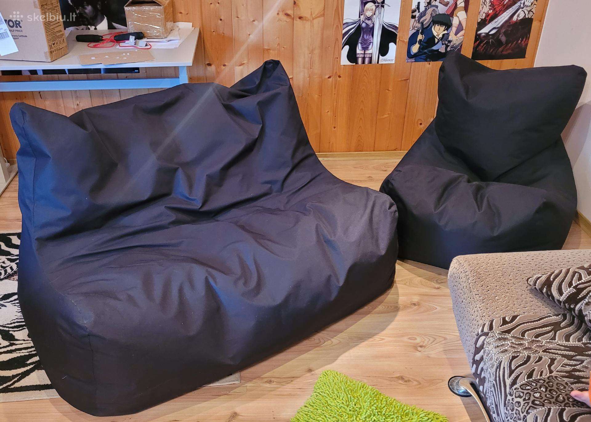Sėdmaišis ir sofa sėdmaišis (pušku pušku)