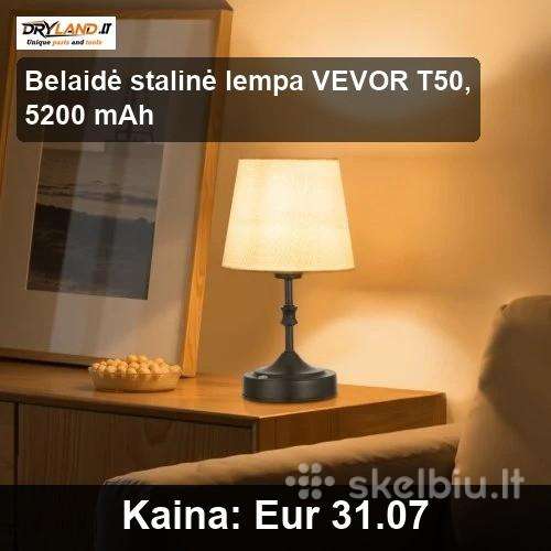 Akumuliatoriniai stalo šviestuvai