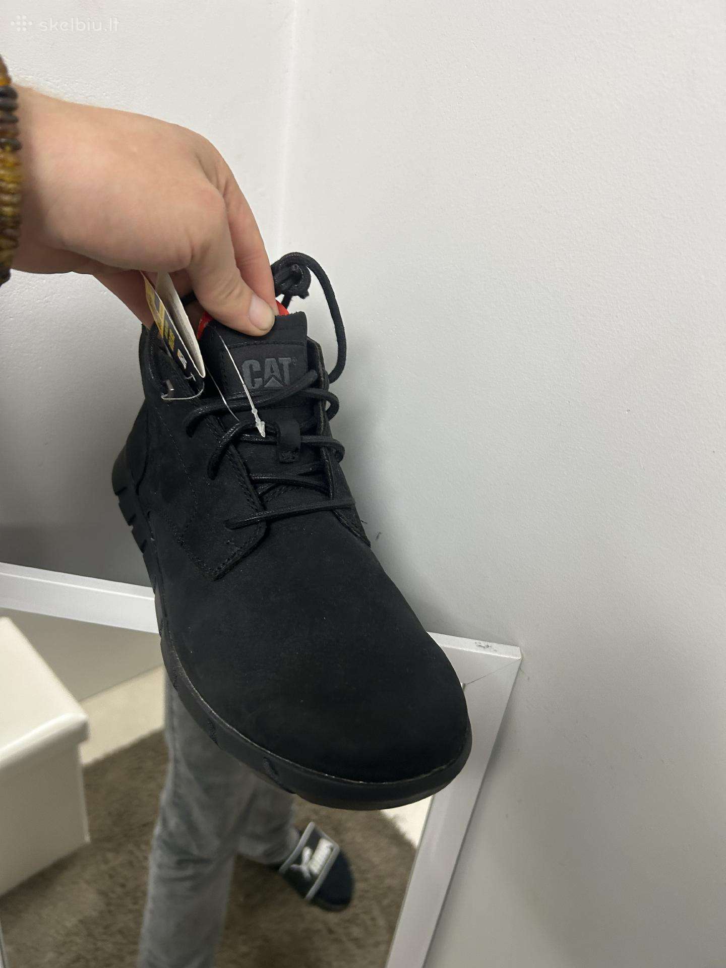 Cat Caterpillar Mens Black Casual Ankle Boots