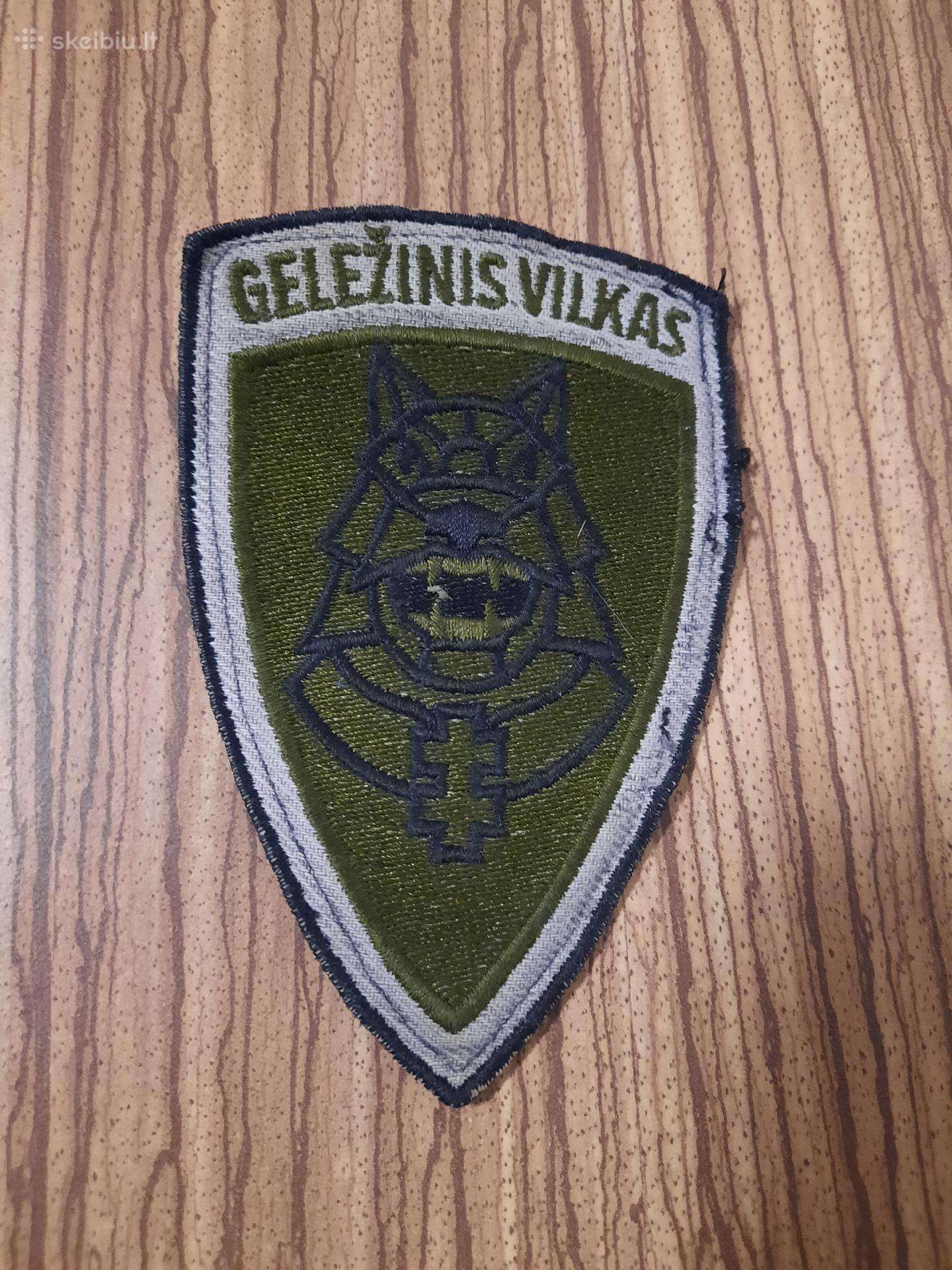Lietuvos kariuom. Pb „Geležinis Vilkas“ antsiuvas