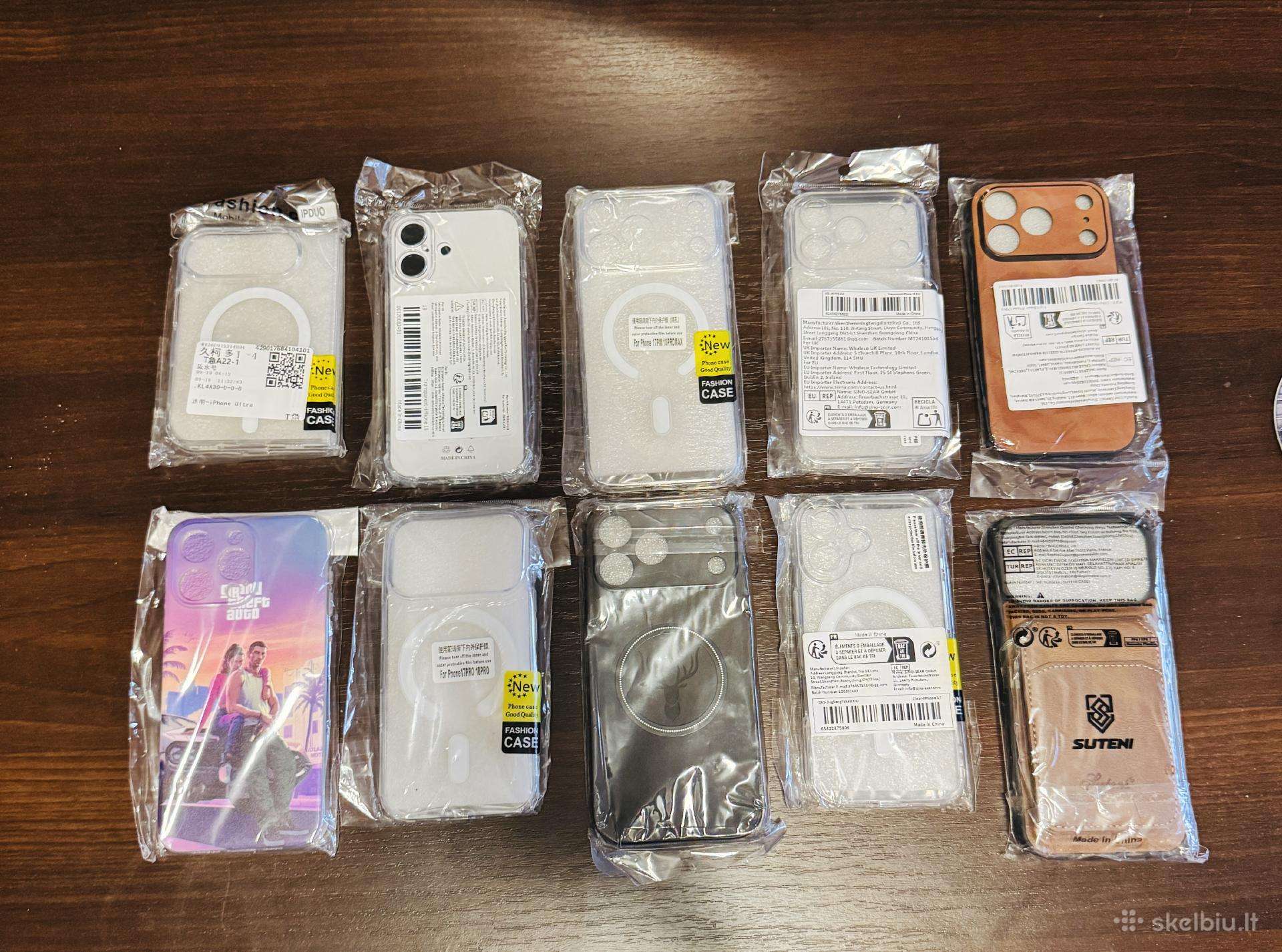 iPhone 17/18 Pro ir Pro Max clear case magsafe