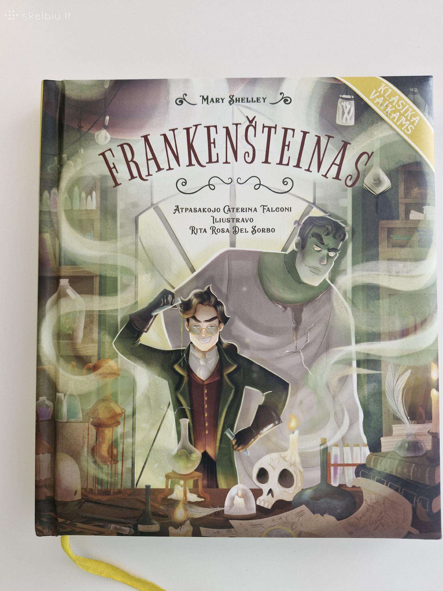 Knyga vsikams Mary Sheley Frankenšteinas
