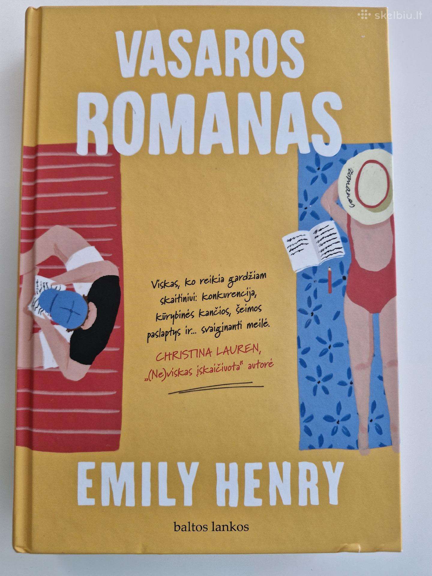 Knyga Emily Henry Vasaros Romanas