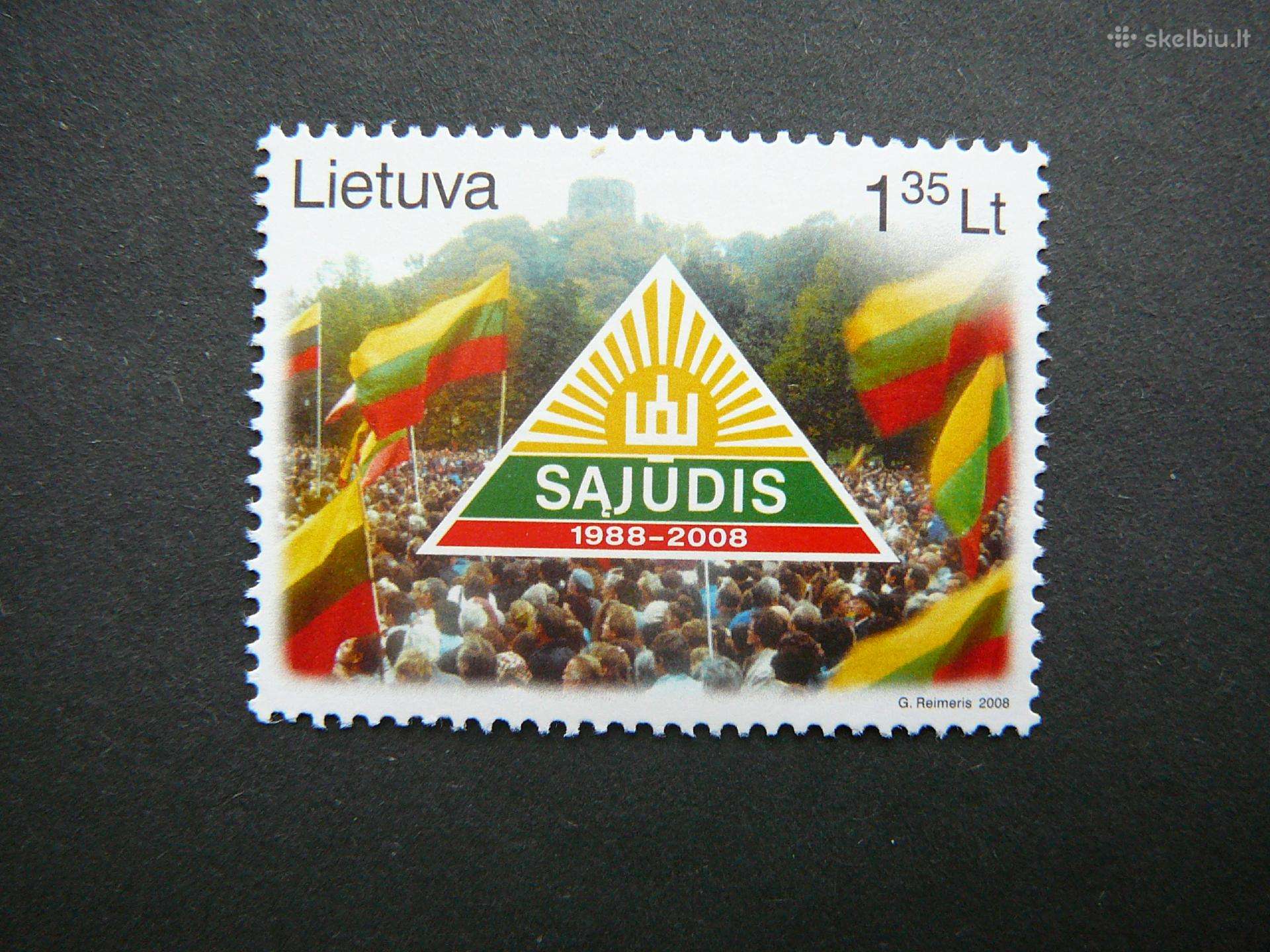 Lietuva 2008 Sajudis svarus lit972s