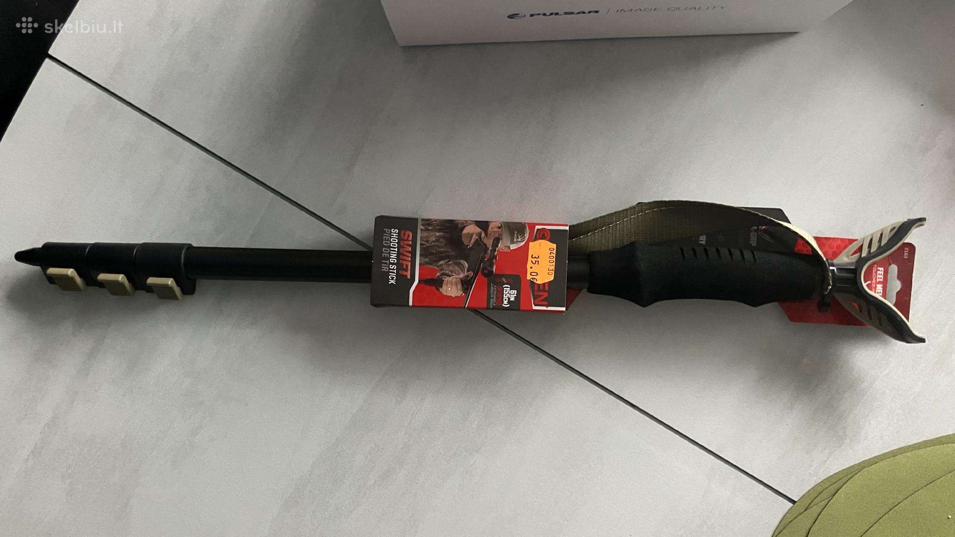 Parduodama teleskopinė, vienakojė taikymosi lazda