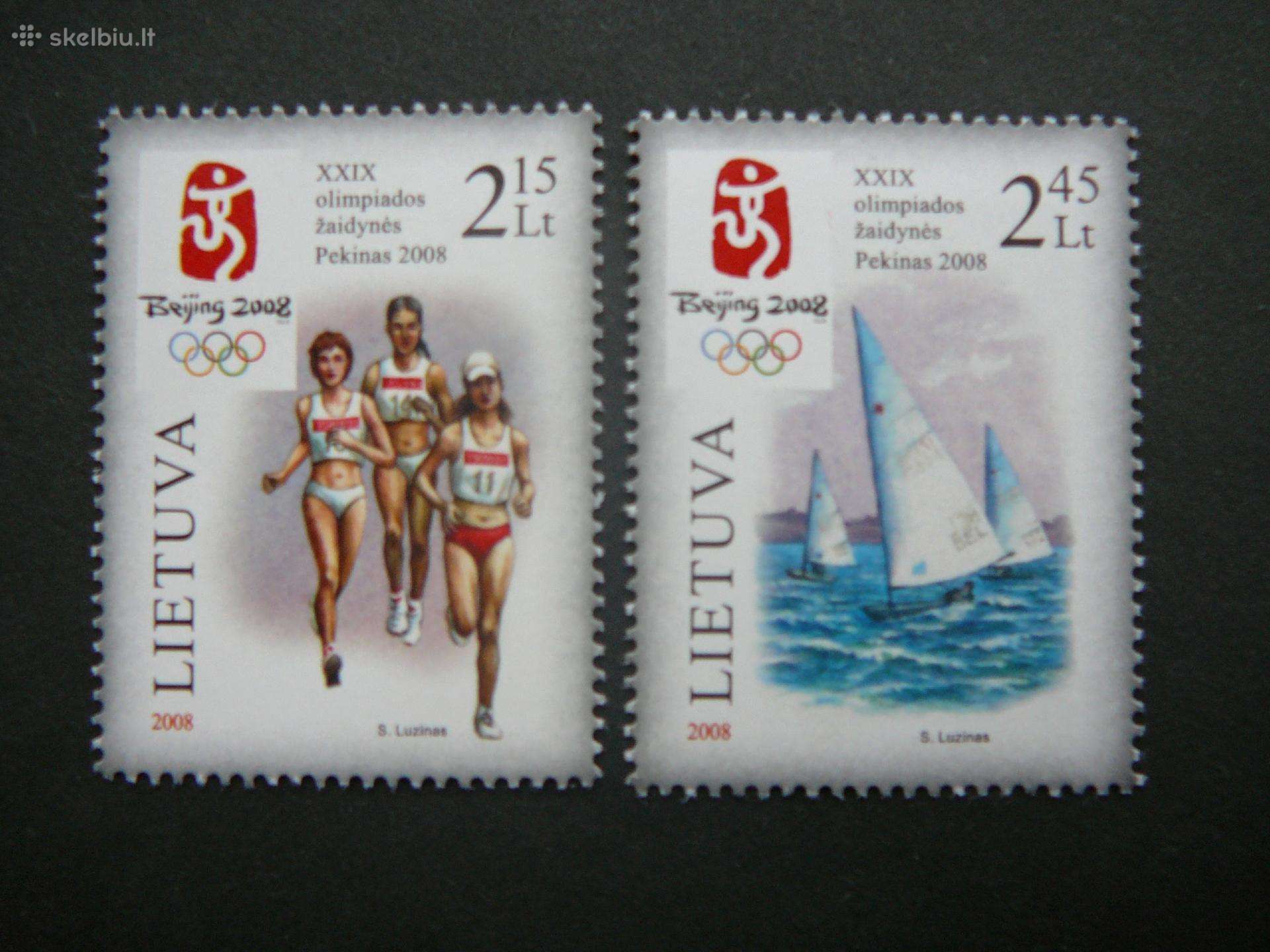 Lietuva 2008 Olimpines Pekine Mnh lit981/1s