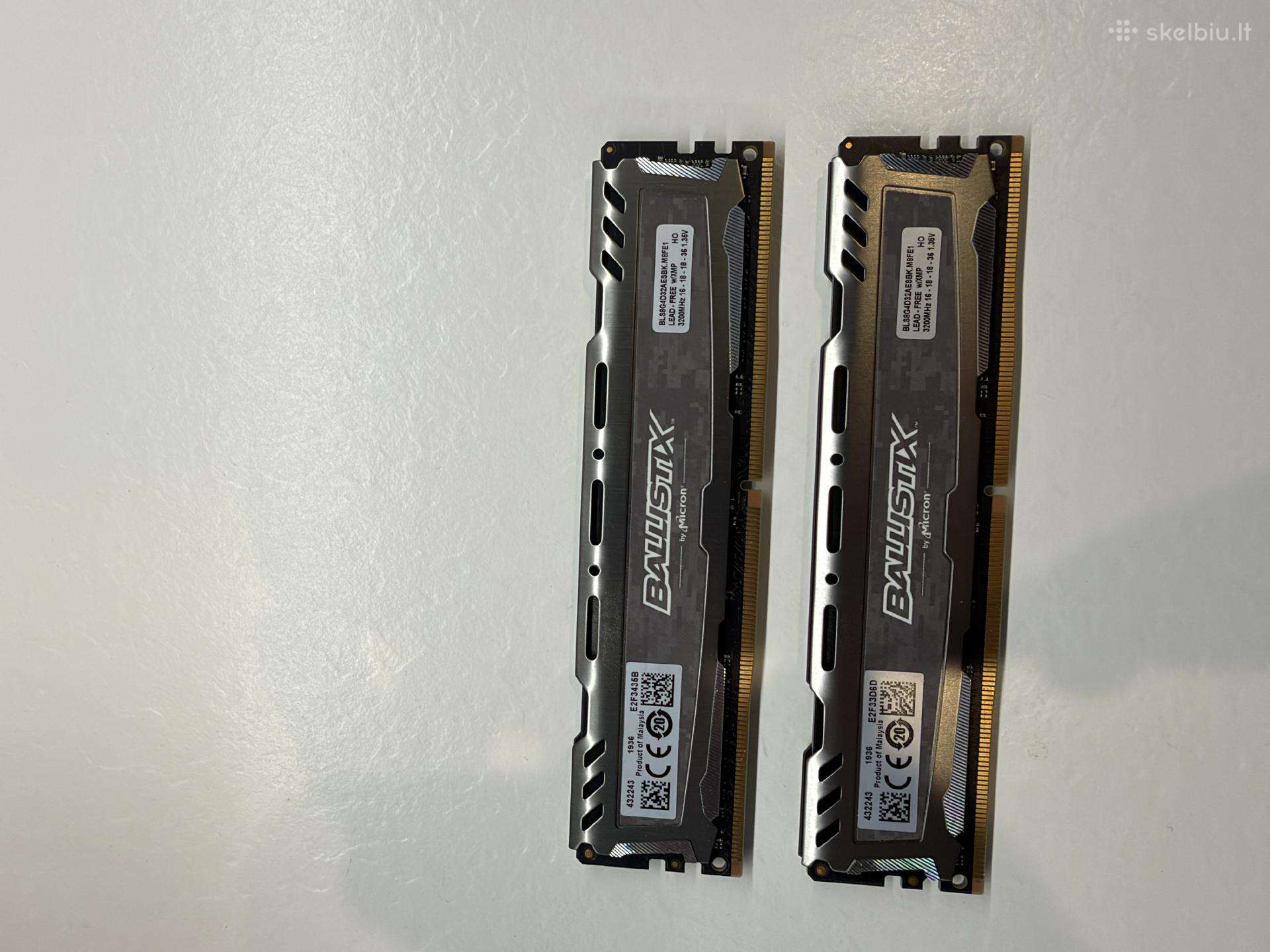 Crucial Ballistix Sport LT 16 GB Ddr4 3200 MHz