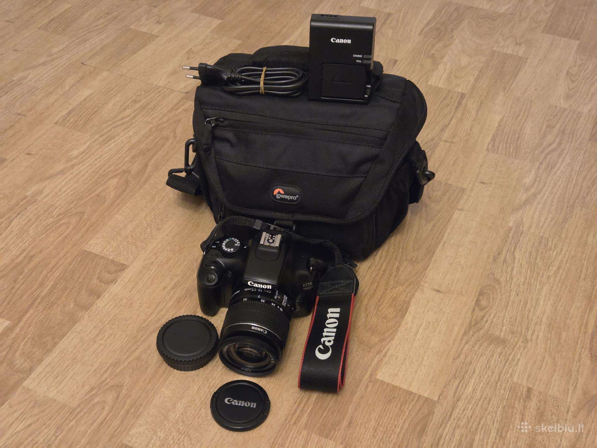 Canon EOS 1100d / 18-55mm / Dslr / 5.6k kadrų
