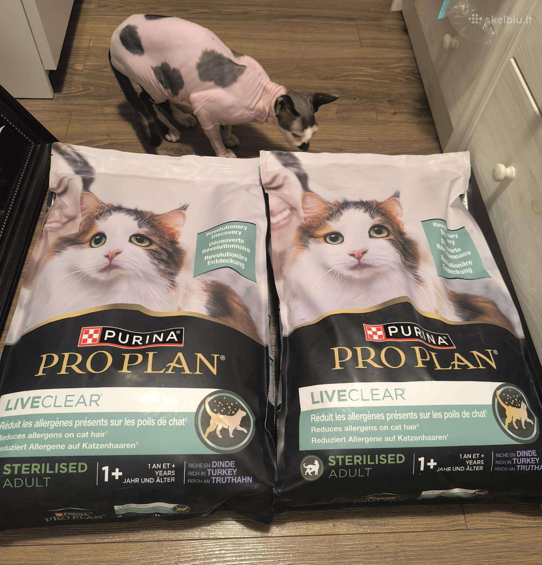 Sausas maistas katėms Purina Pro Plan Liveclear