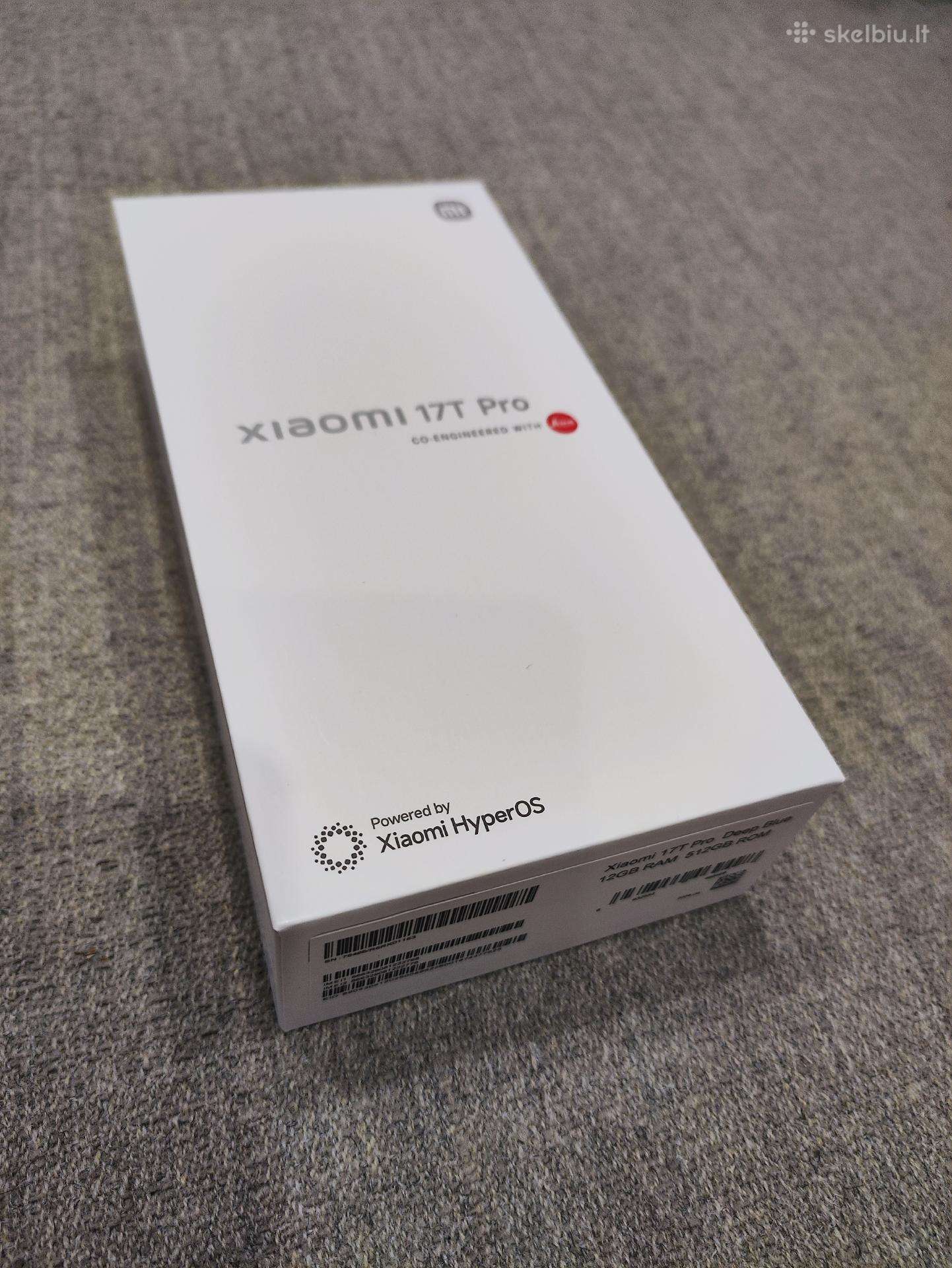 Xiaomi 17t Pro, naujas, 512gb, 12 GB RAM, Deepblue