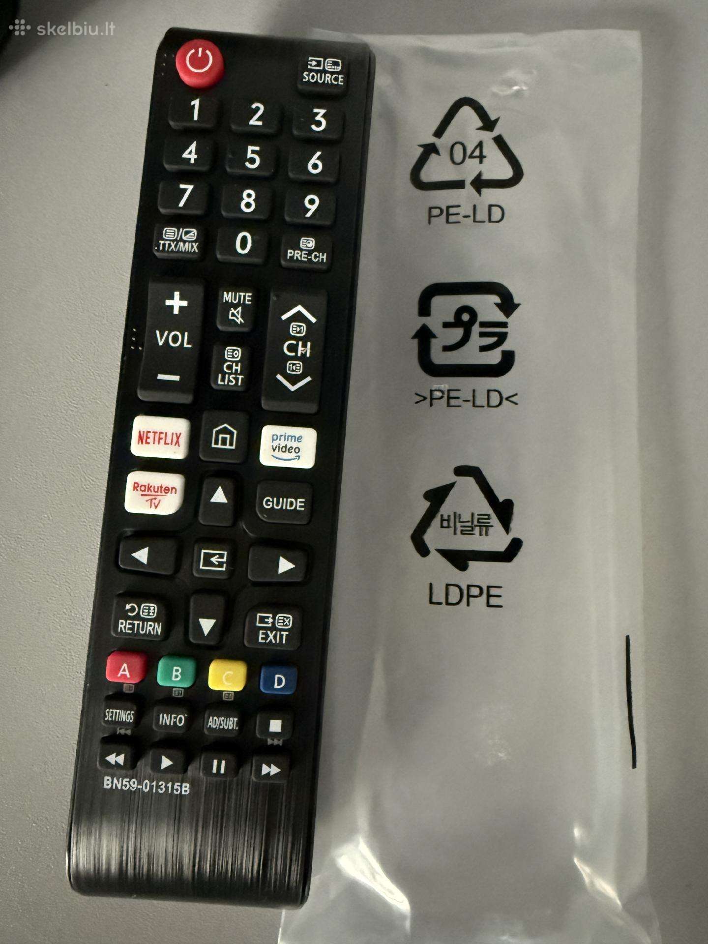 Dovanoju Samsung TV pultelį.