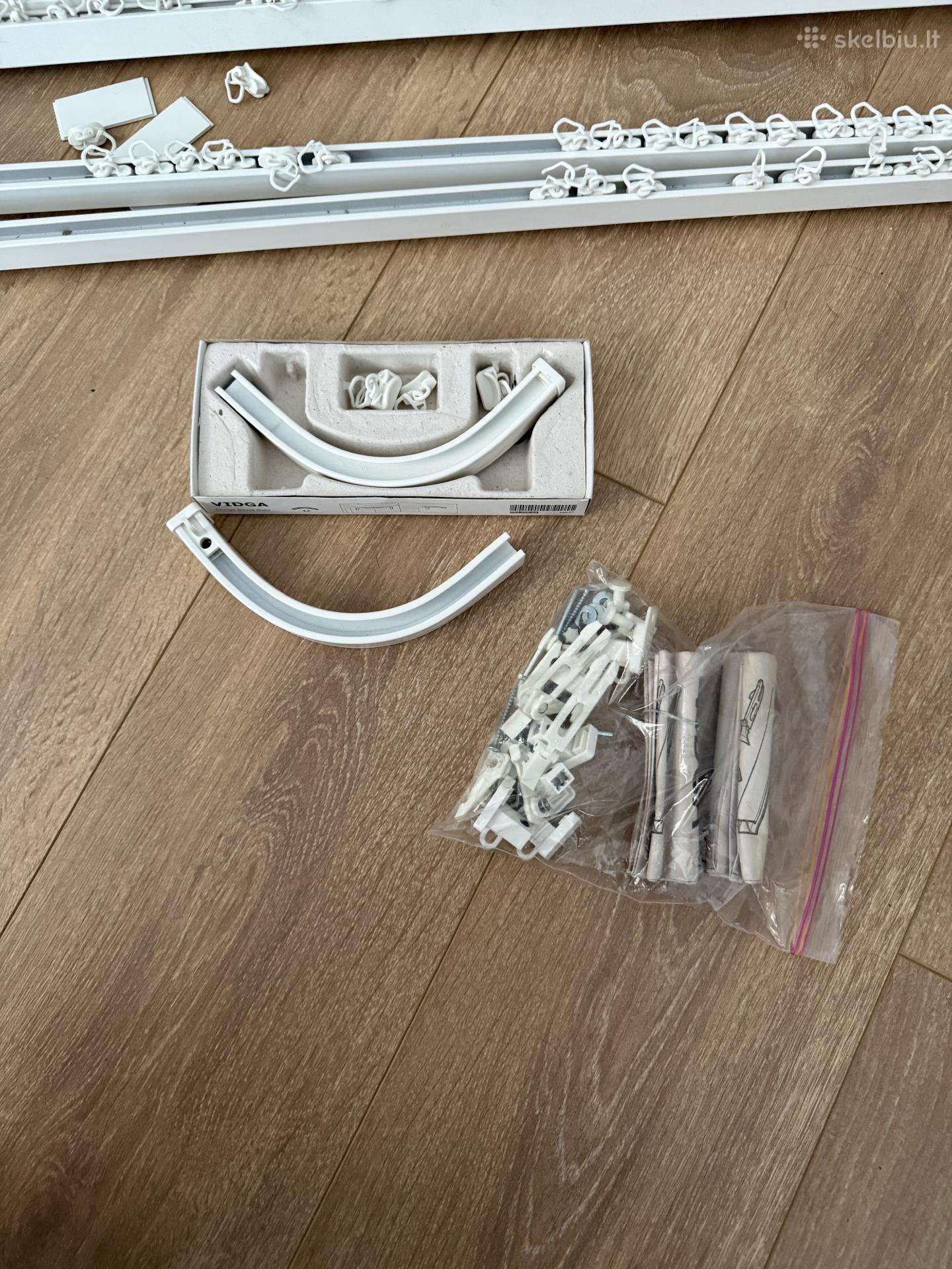 Ikea bėgelių karnizai