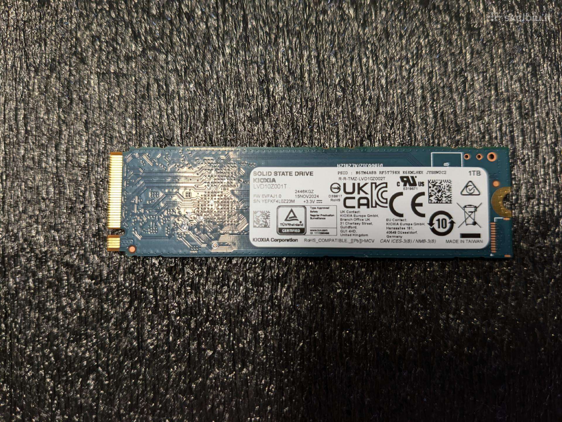 Kioxia Exceria Plus G4 Nvme M.2 SSD 1tb Pcie 5.0