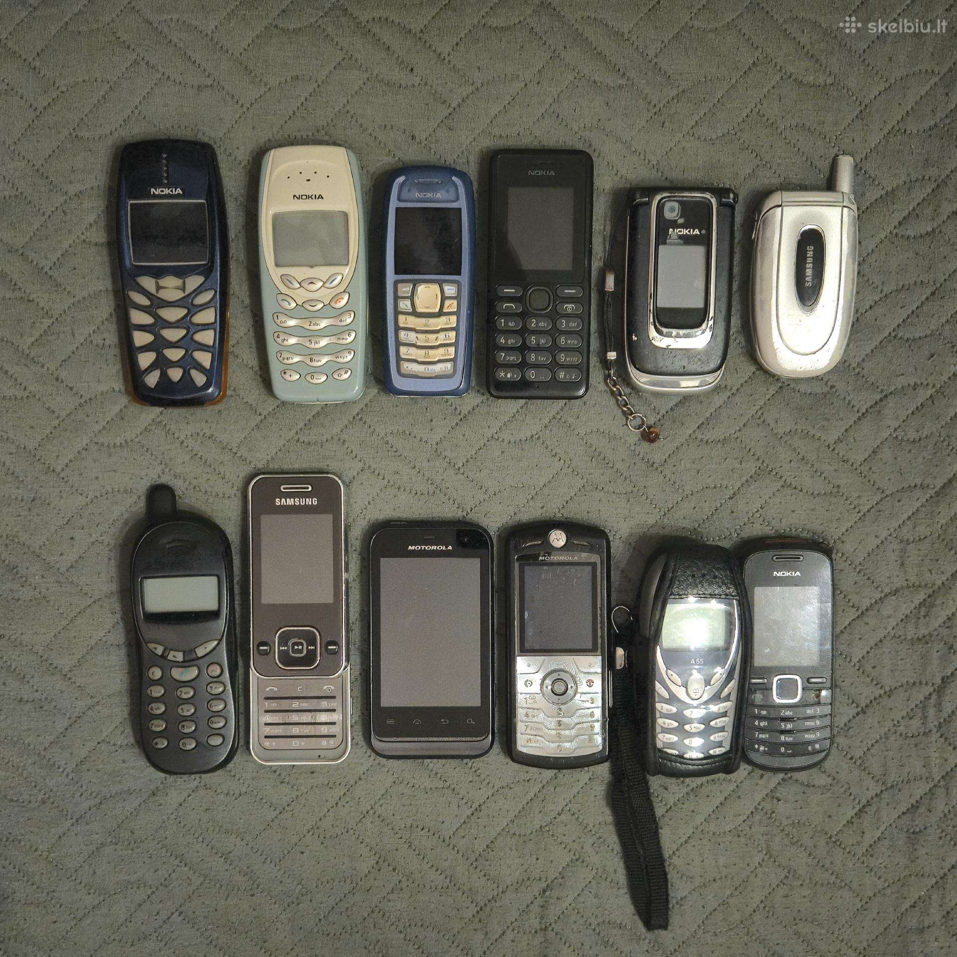 Telefonai detalėms/kolekcijoms, įvairūs