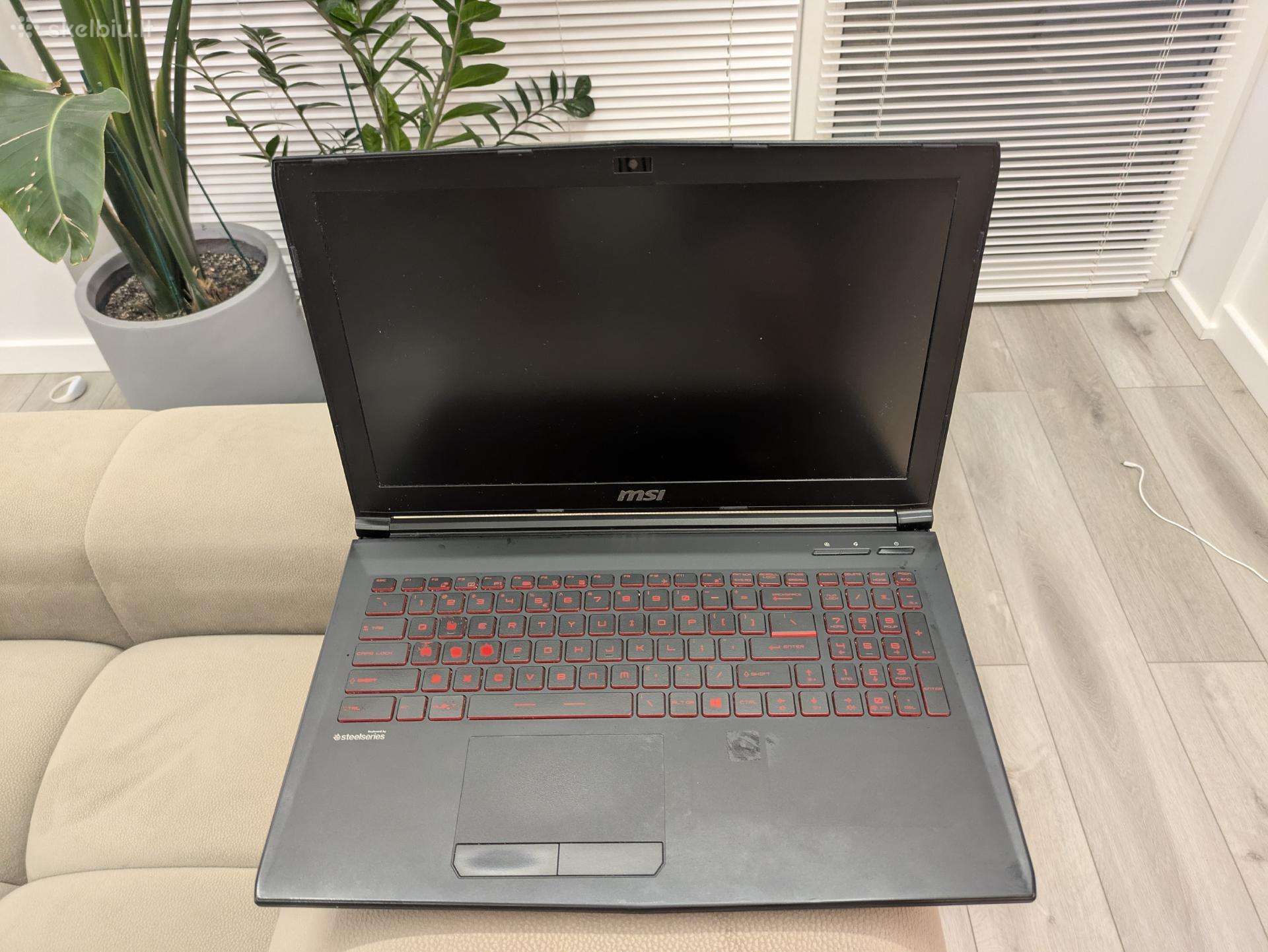 Nešiojamas kompiuteris Msi Gl62m 7rdx