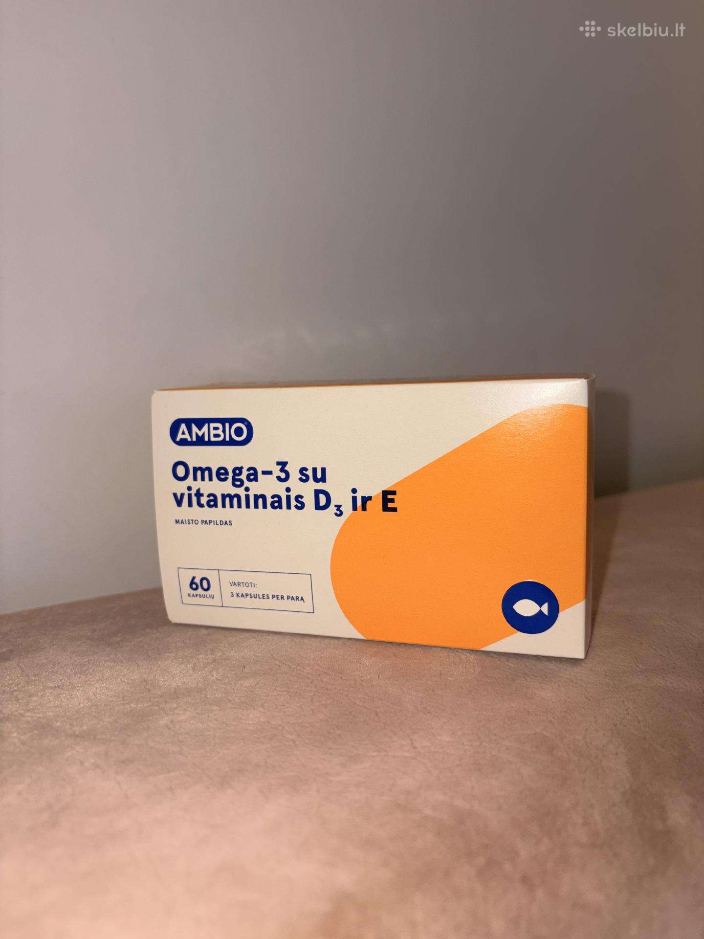 Ambio Omega vitaminas D ir E