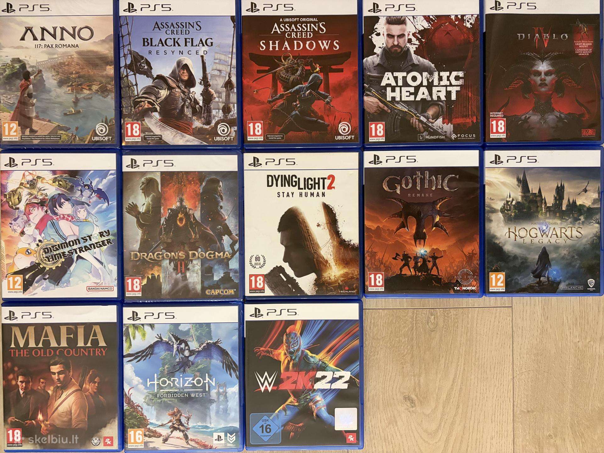 Ps5 ir Ps4 žaidimai