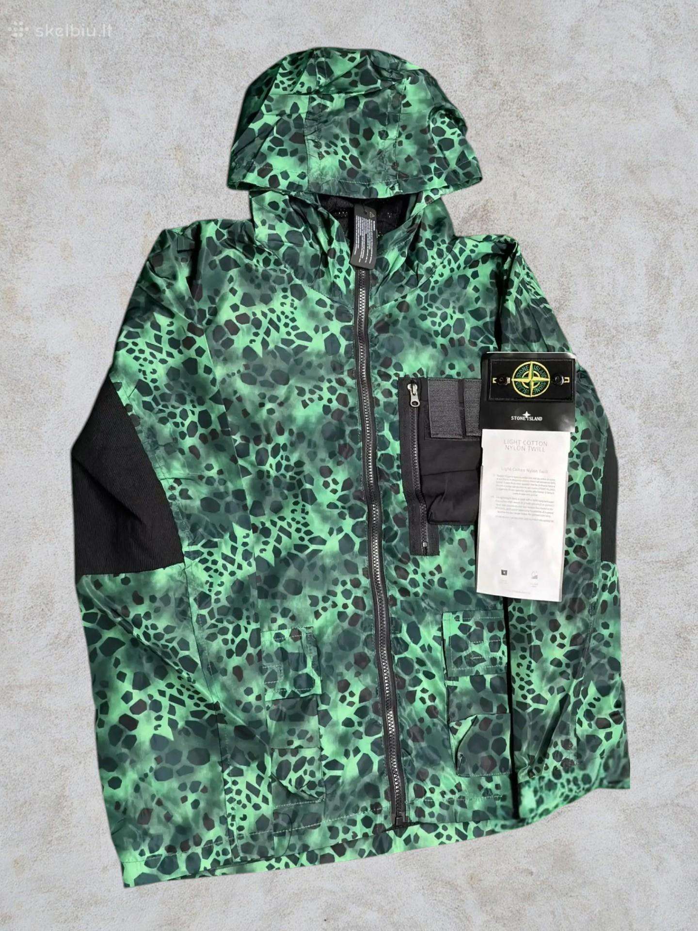 Stone Island Aligator Camo Parka Jacket (nauja,XL)