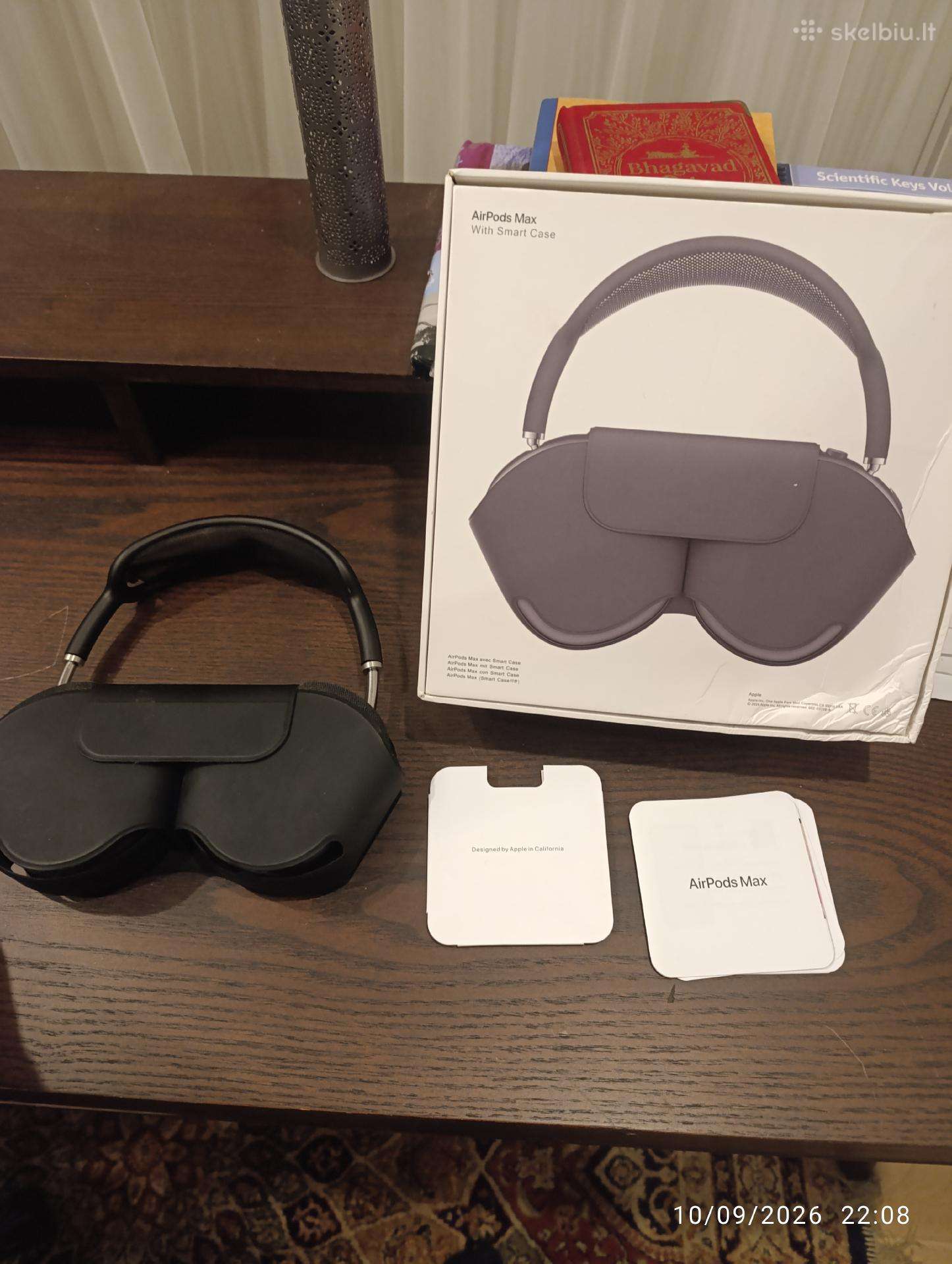 Apple Airpodmax panaudotos puikiai veike.