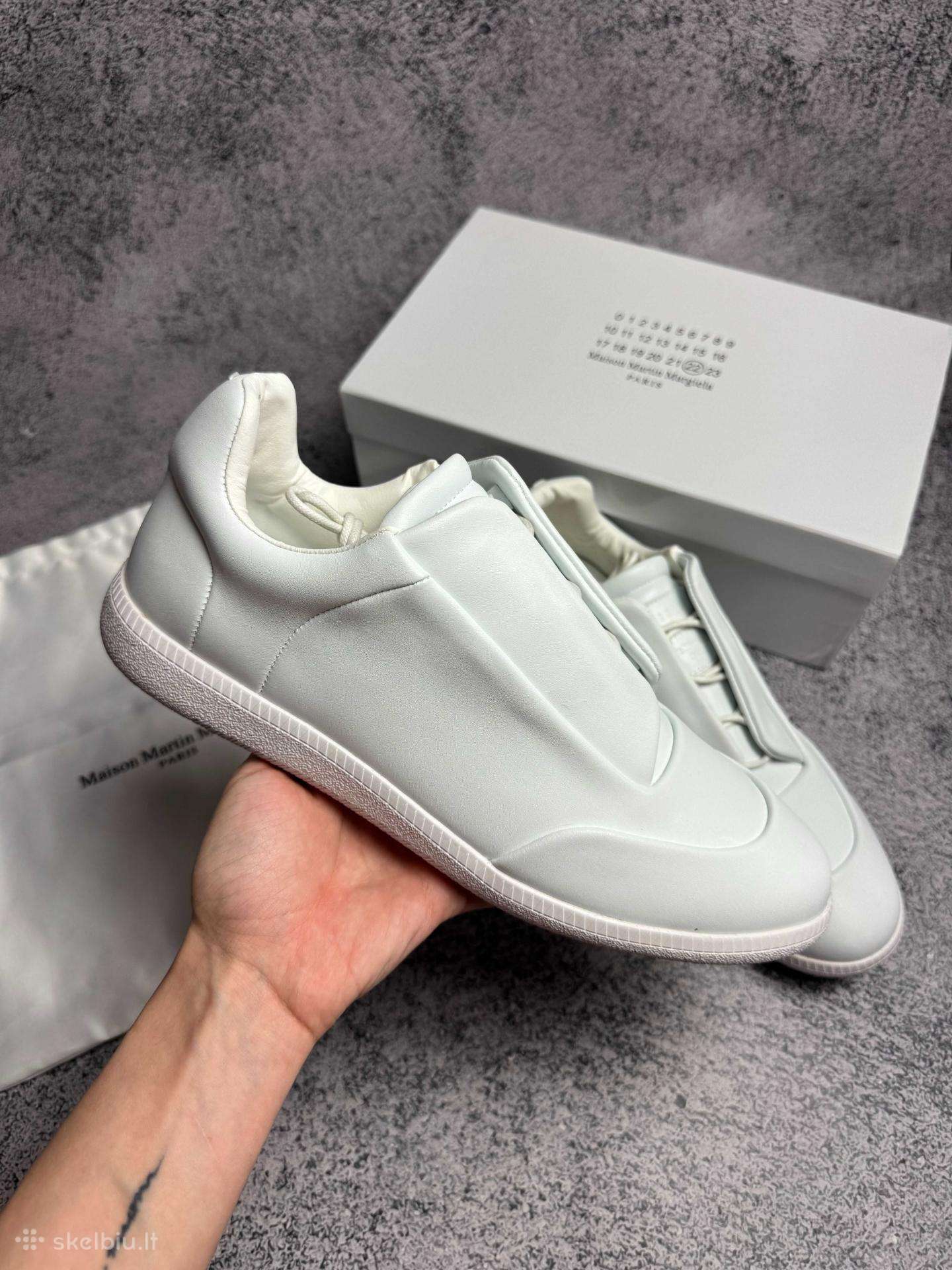 Maison Margiela Future Low White Sneakers (Nauji)