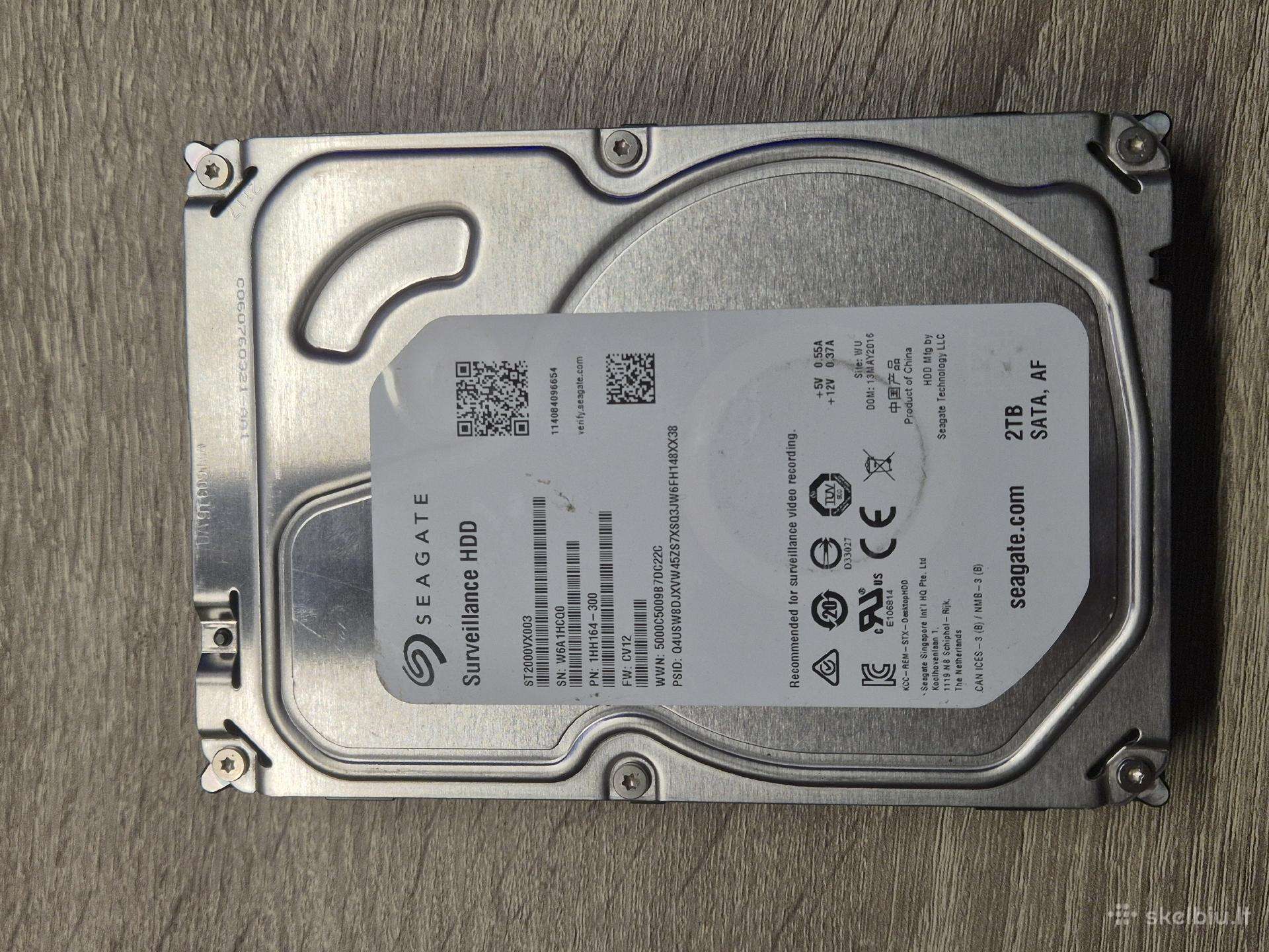 Seagate Skyhawk 2tb HDD