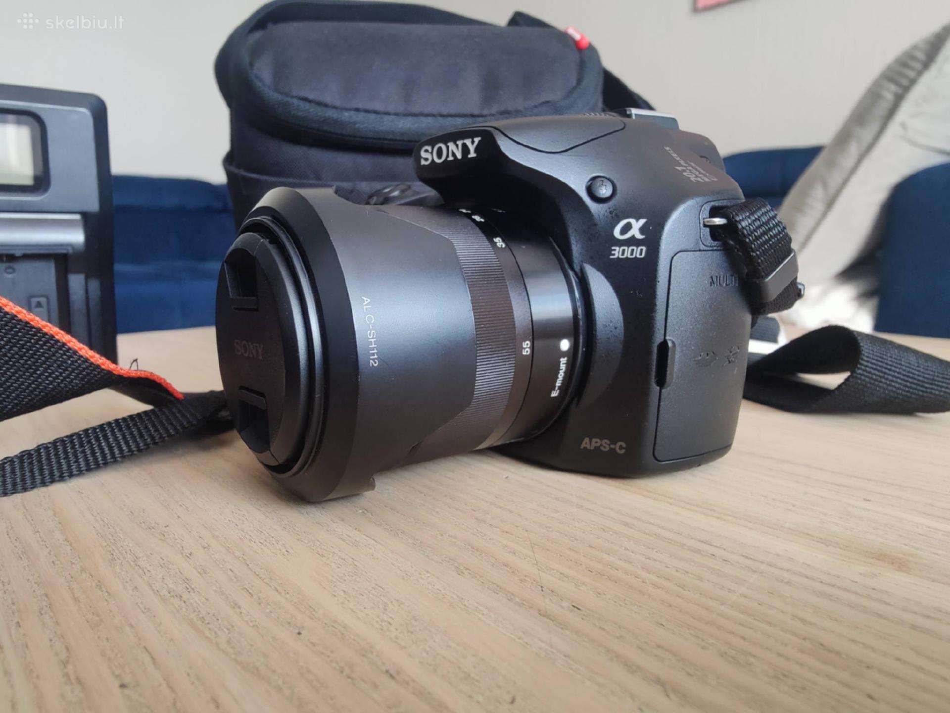 Sony A3000(kaip naujas) Su "Manfrotto" deklu