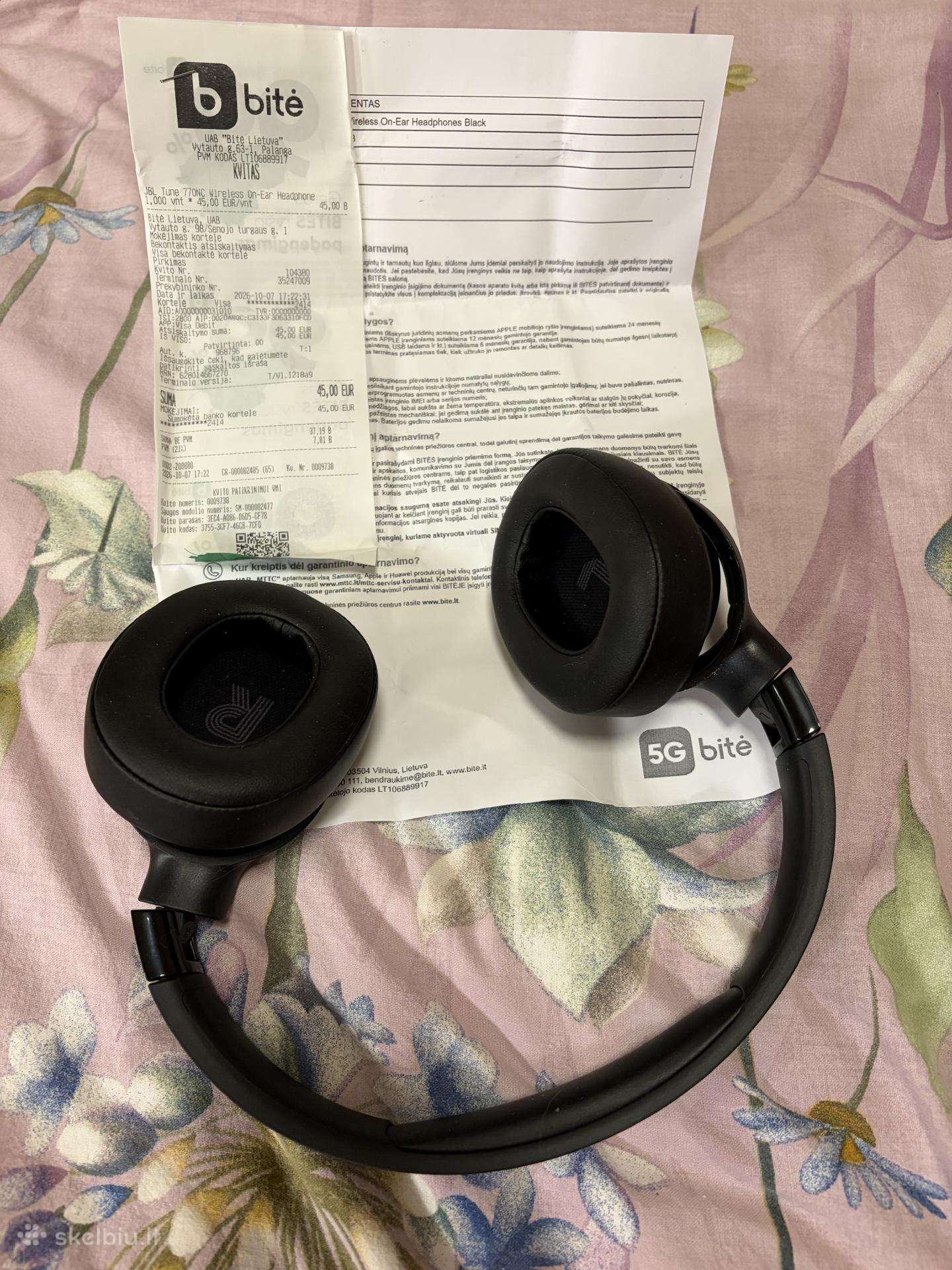 Naujos Jbl Tune770nc