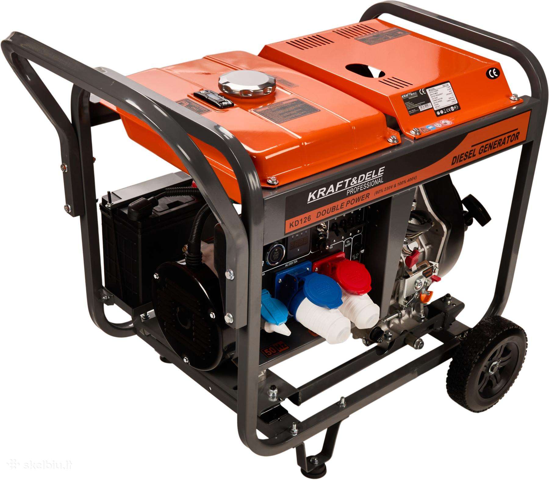 Dyzelinis 8 kw 400 V Kd126 generatorius