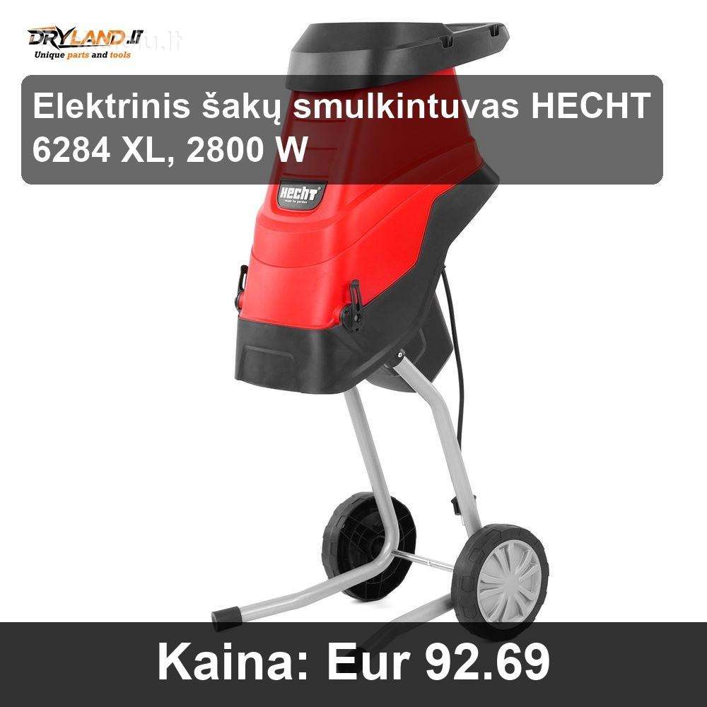 Hecht šakų smulkintuvai sodui efektyvu