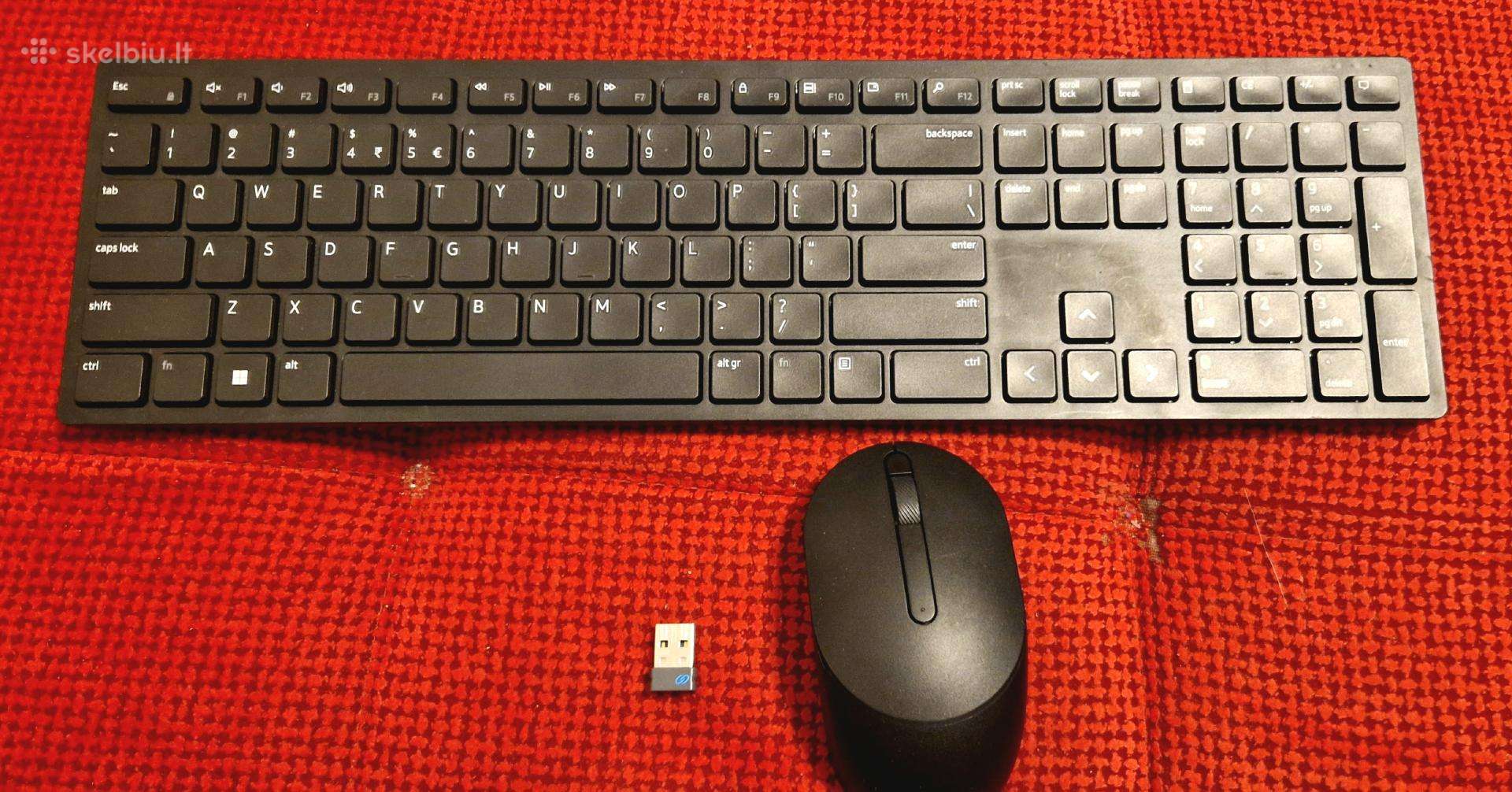 Dell beviele klaviatura ir pelyte