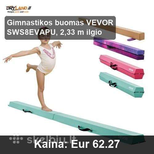 Šokių įranga, baleto staklės, gimnastikos barai