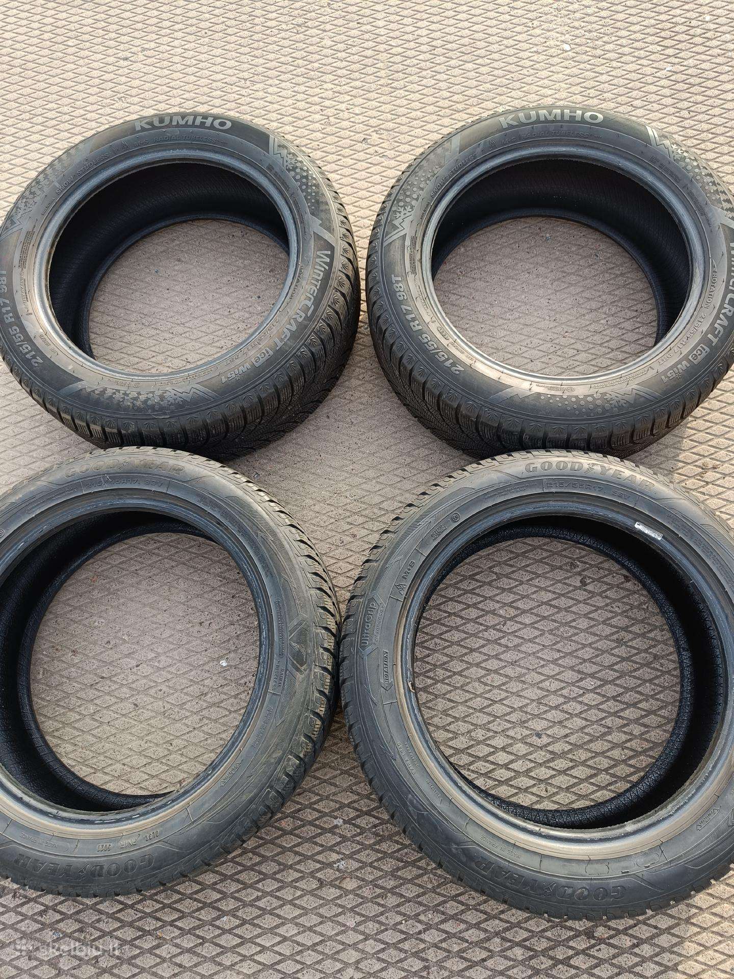 Padangos Goodyear,kumno,goodride 215x55x17