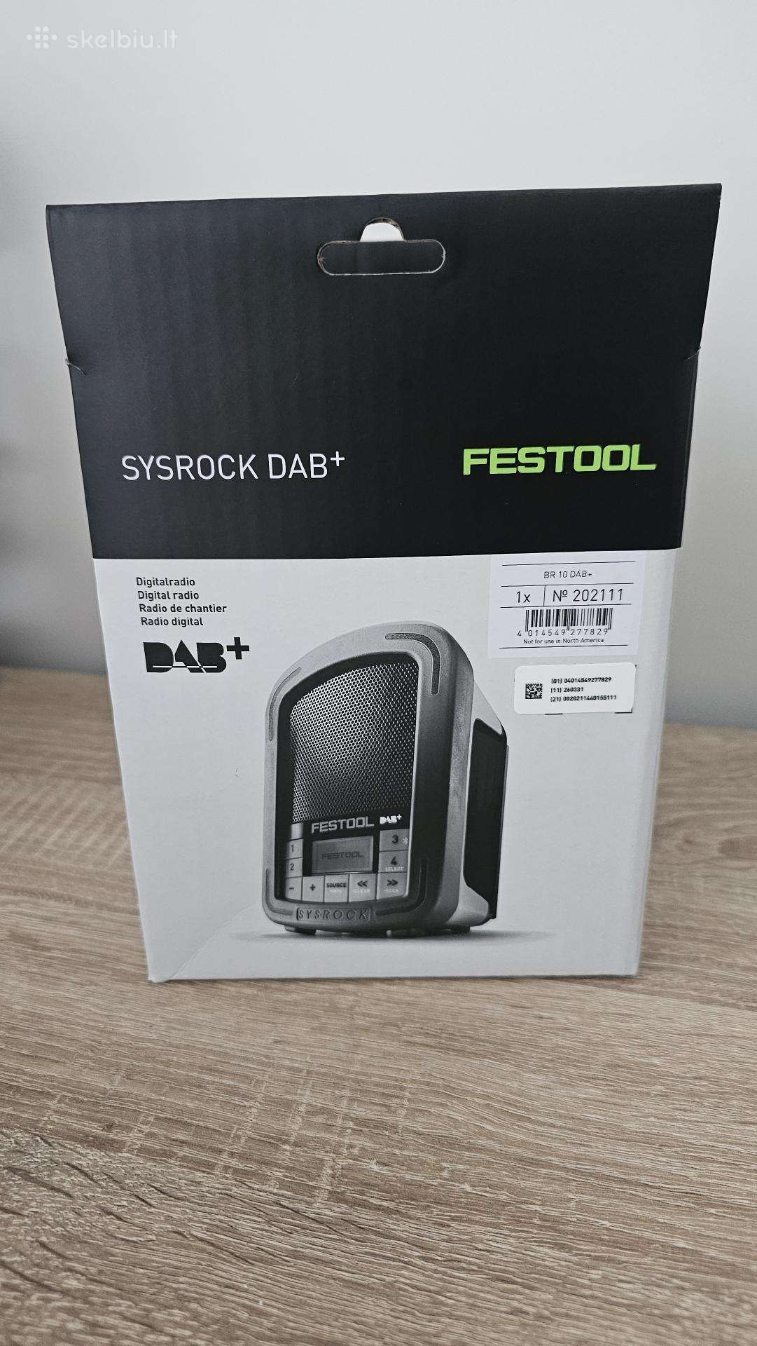 Radijas Festool Br 10 Dab+