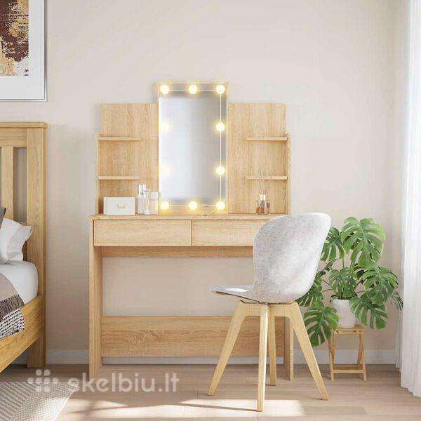 Kosmetinis staliukas su LED vidaxl(837894)