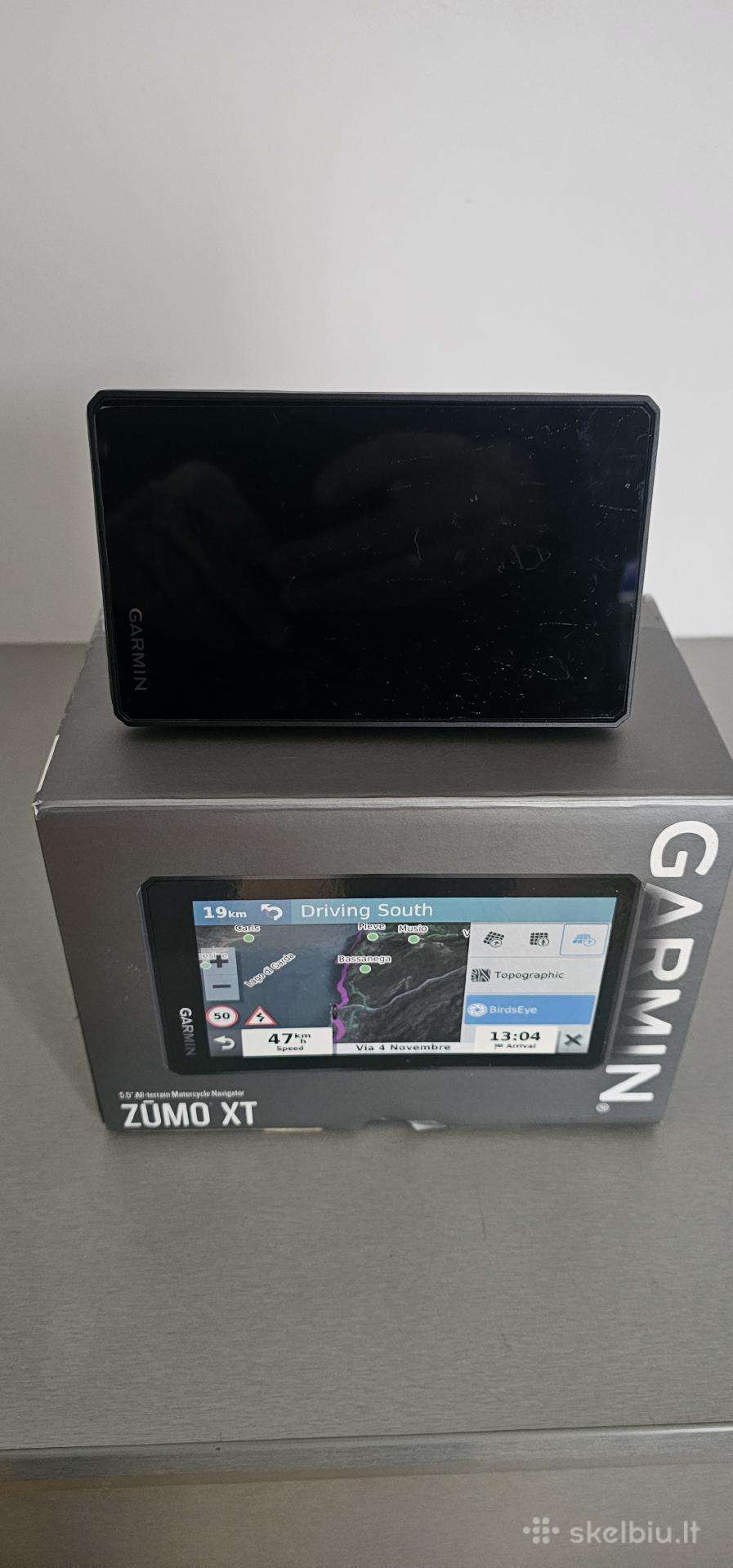 Garmin Zumo XT 5.5 su Wunderlich adapteriu
