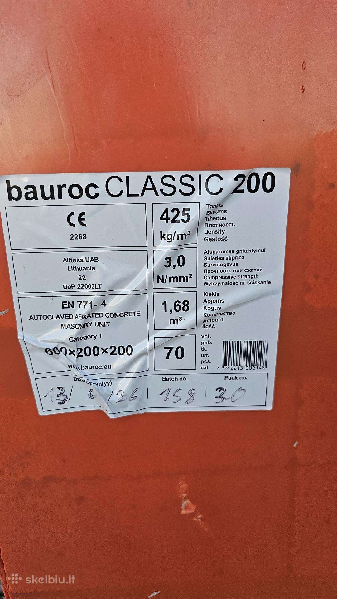 Bauroc Classic blokai 0